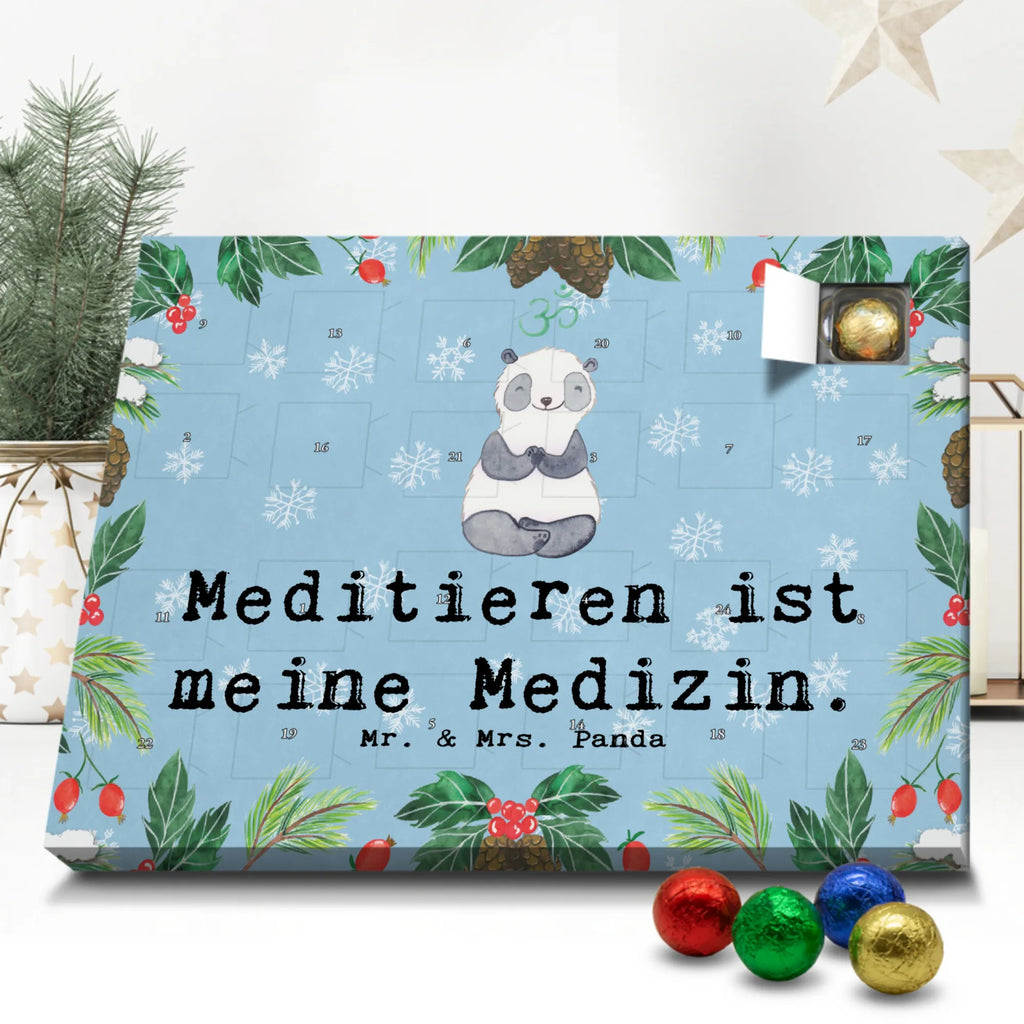 Schoko Adventskalender Panda Meditieren Adventskalender, Schokoladen Adventskalender, Schoko Adventskalender, Geschenk, Sport, Sportart, Hobby, Schenken, Danke, Dankeschön, Auszeichnung, Gewinn, Sportler, Meditieren, Meditation, Meditationskurs