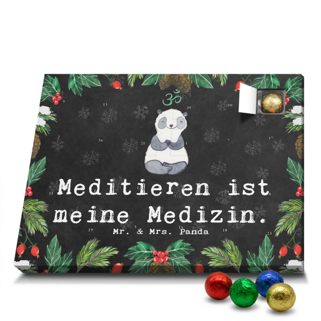 Schoko Adventskalender Panda Meditieren Adventskalender, Schokoladen Adventskalender, Schoko Adventskalender, Geschenk, Sport, Sportart, Hobby, Schenken, Danke, Dankeschön, Auszeichnung, Gewinn, Sportler, Meditieren, Meditation, Meditationskurs