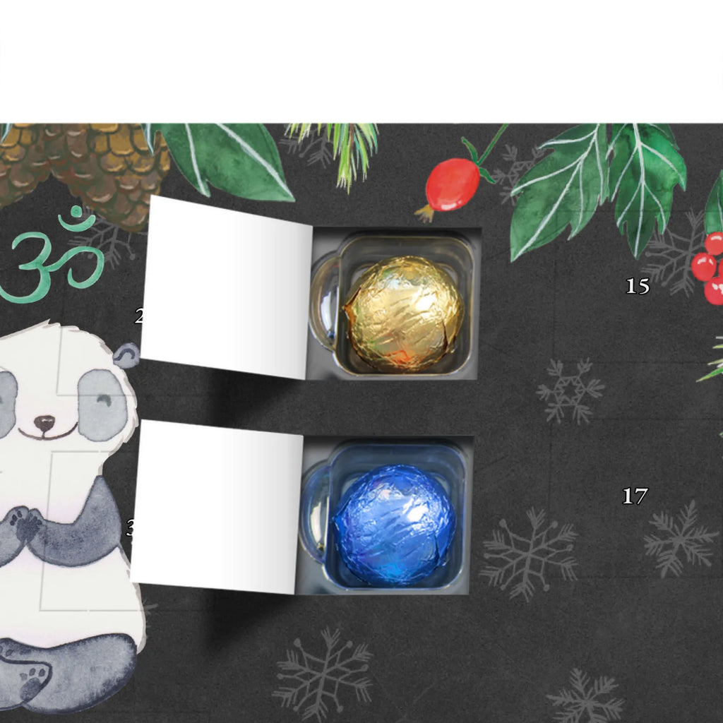 Schoko Adventskalender Panda Meditieren Adventskalender, Schokoladen Adventskalender, Schoko Adventskalender, Geschenk, Sport, Sportart, Hobby, Schenken, Danke, Dankeschön, Auszeichnung, Gewinn, Sportler, Meditieren, Meditation, Meditationskurs