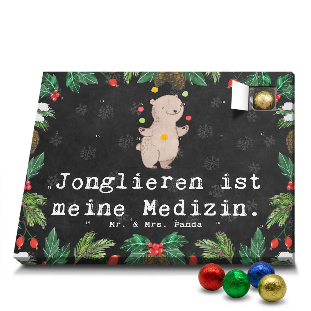 Schoko Adventskalender Bär Jonglieren Adventskalender, Schokoladen Adventskalender, Schoko Adventskalender, Geschenk, Sport, Sportart, Hobby, Schenken, Danke, Dankeschön, Auszeichnung, Gewinn, Sportler, Jonglieren, Jongleur, Zirkus, Artistik