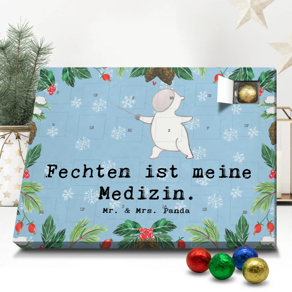 Schoko Adventskalender Panda Fechten Adventskalender, Schokoladen Adventskalender, Schoko Adventskalender, Geschenk, Sport, Sportart, Hobby, Schenken, Danke, Dankeschön, Auszeichnung, Gewinn, Sportler, Fechten, Fechter Bund, Fecht Verein, Fecht Club