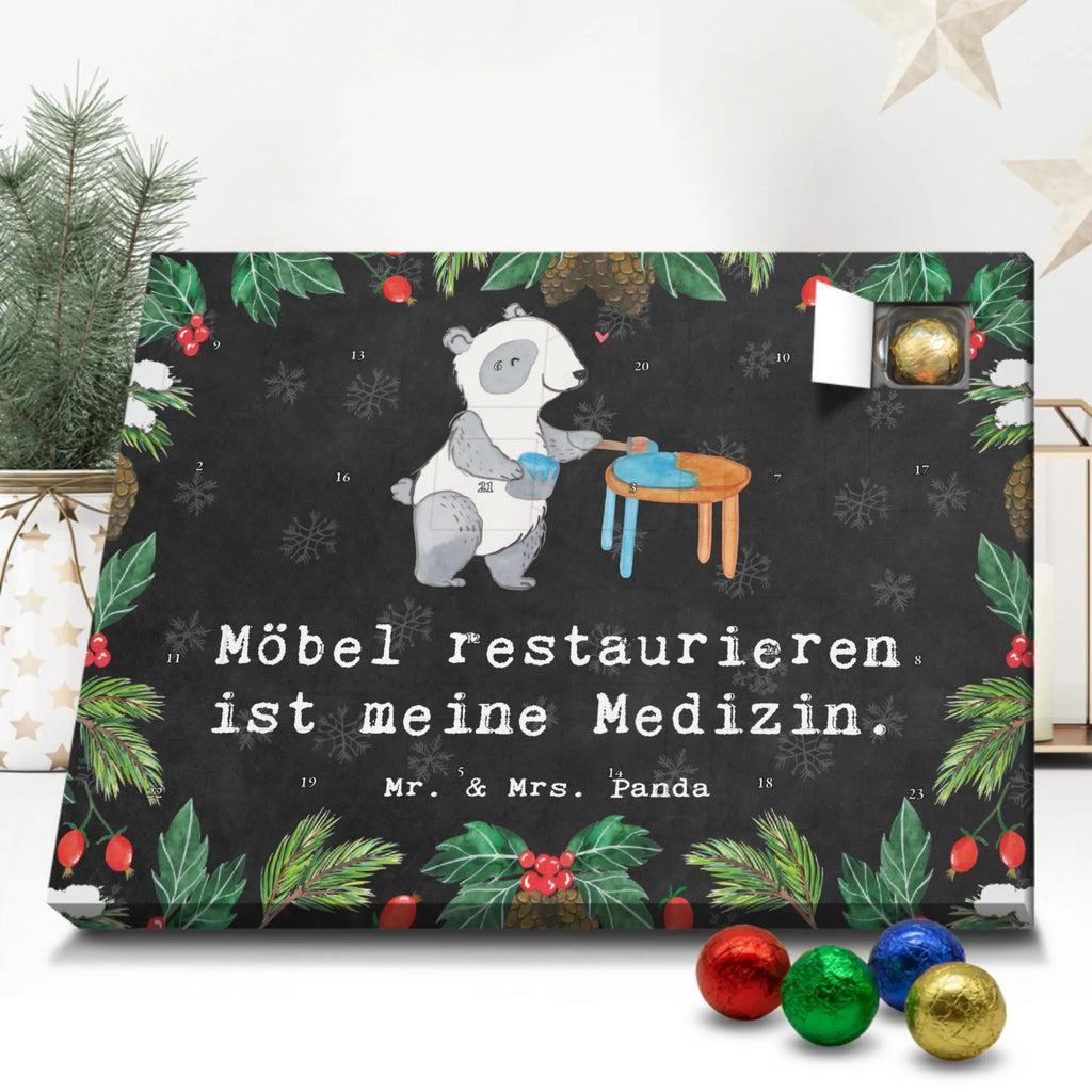 Schoko Adventskalender Panda Möbel restaurieren Adventskalender, Schokoladen Adventskalender, Schoko Adventskalender, Geschenk, Sport, Sportart, Hobby, Schenken, Danke, Dankeschön, Auszeichnung, Gewinn, Sportler, Möbel restaurieren, antike Möbel restaurieren, Handwerk, Restaurator