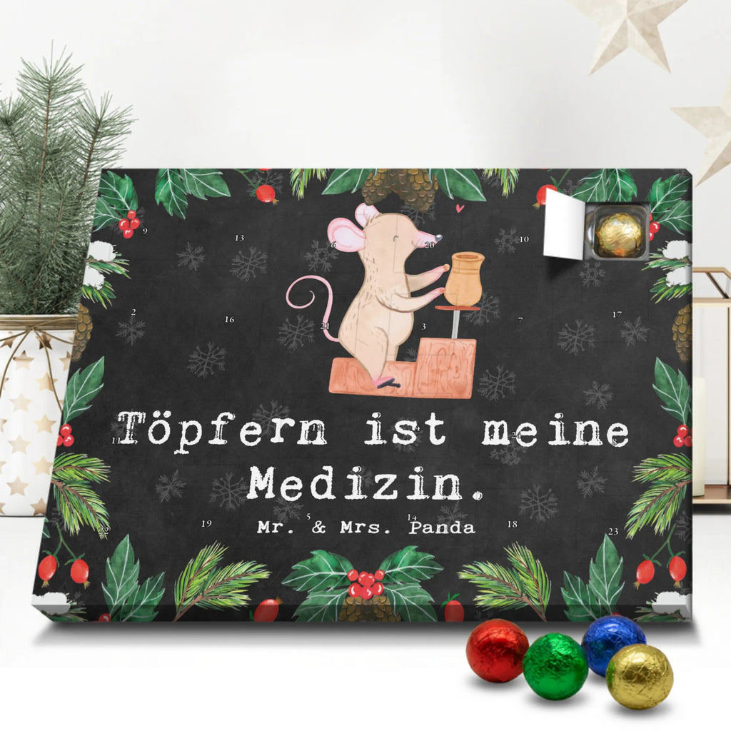 Schoko Adventskalender Maus Töpfern Adventskalender, Schokoladen Adventskalender, Schoko Adventskalender, Geschenk, Sport, Sportart, Hobby, Schenken, Danke, Dankeschön, Auszeichnung, Gewinn, Sportler, Töpfern, Töpferei, Töpferkurs