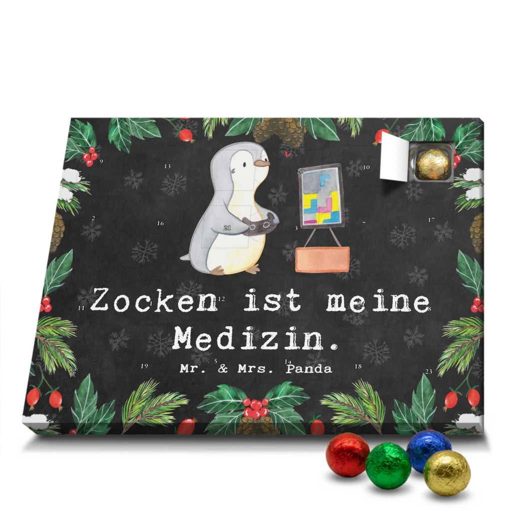 Schoko Adventskalender Pinguin Zocken Adventskalender, Schokoladen Adventskalender, Schoko Adventskalender, Geschenk, Sport, Sportart, Hobby, Schenken, Danke, Dankeschön, Auszeichnung, Gewinn, Sportler, Zocken, Gaming, Videospiele, Videogames