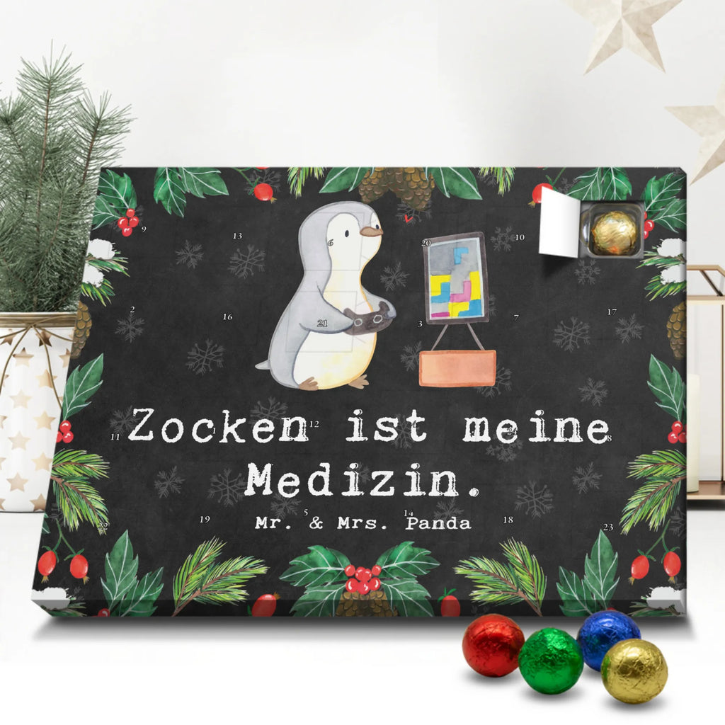 Schoko Adventskalender Pinguin Zocken Adventskalender, Schokoladen Adventskalender, Schoko Adventskalender, Geschenk, Sport, Sportart, Hobby, Schenken, Danke, Dankeschön, Auszeichnung, Gewinn, Sportler, Zocken, Gaming, Videospiele, Videogames