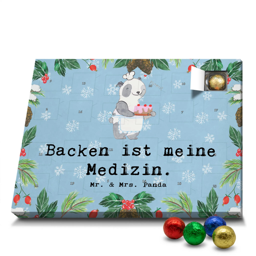 Schoko Adventskalender Panda Backen Adventskalender, Schokoladen Adventskalender, Schoko Adventskalender, Geschenk, Sport, Sportart, Hobby, Schenken, Danke, Dankeschön, Auszeichnung, Gewinn, Sportler, backen, Hobbybäcker, Kuchen backen