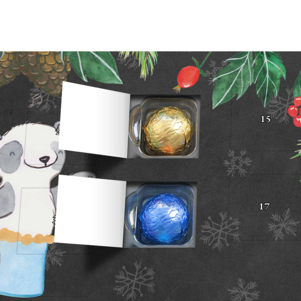 Schoko Adventskalender Panda Bauchtanz Adventskalender, Schokoladen Adventskalender, Schoko Adventskalender, Geschenk, Sport, Sportart, Hobby, Schenken, Danke, Dankeschön, Auszeichnung, Gewinn, Sportler, Bauchtanz, orientalischer Tanz, Tanzen