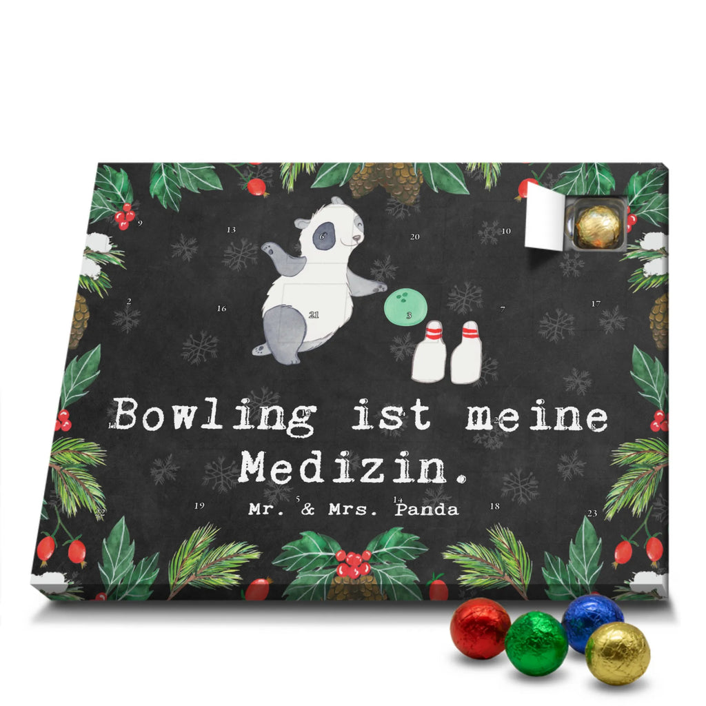 Schoko Adventskalender Panda Bowling Adventskalender, Schokoladen Adventskalender, Schoko Adventskalender, Geschenk, Sport, Sportart, Hobby, Schenken, Danke, Dankeschön, Auszeichnung, Gewinn, Sportler, Bowling, Bowlen gehen, Bowling Center