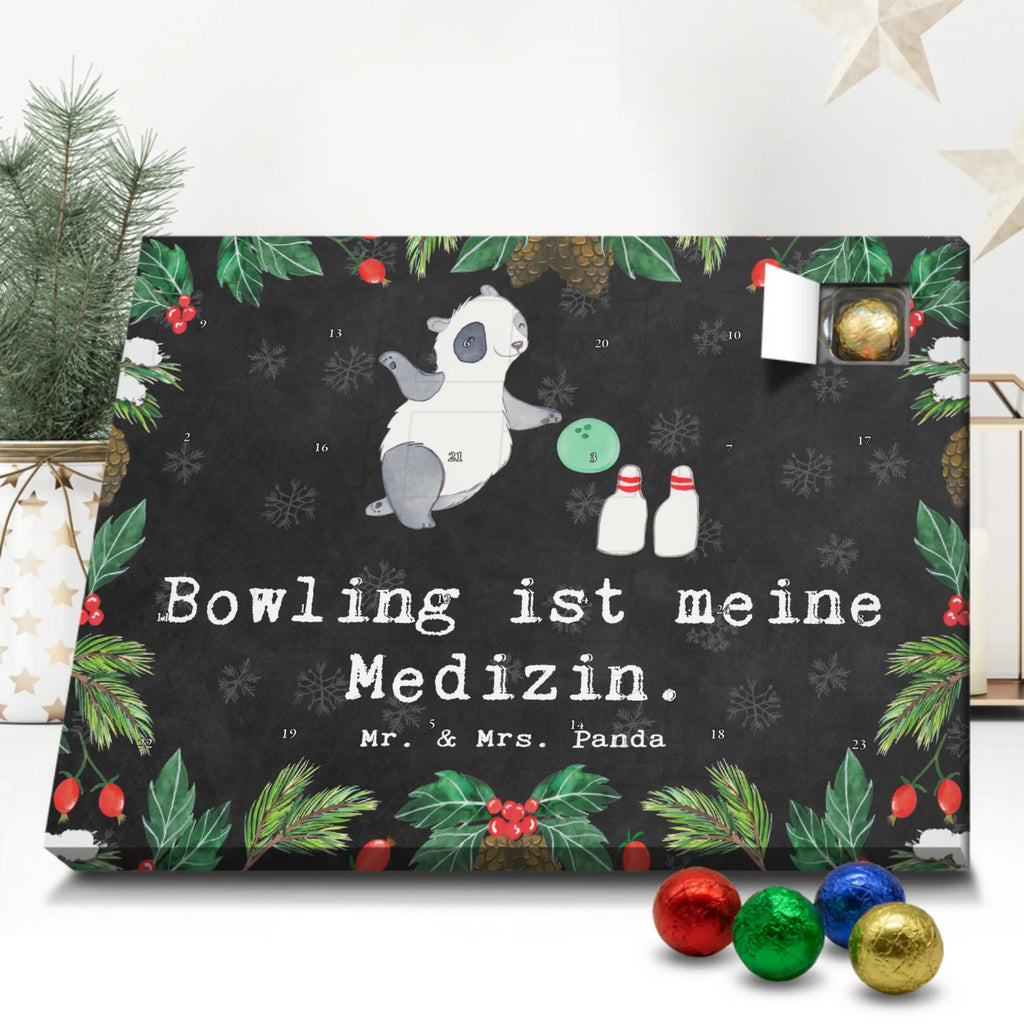 Schoko Adventskalender Panda Bowling Adventskalender, Schokoladen Adventskalender, Schoko Adventskalender, Geschenk, Sport, Sportart, Hobby, Schenken, Danke, Dankeschön, Auszeichnung, Gewinn, Sportler, Bowling, Bowlen gehen, Bowling Center