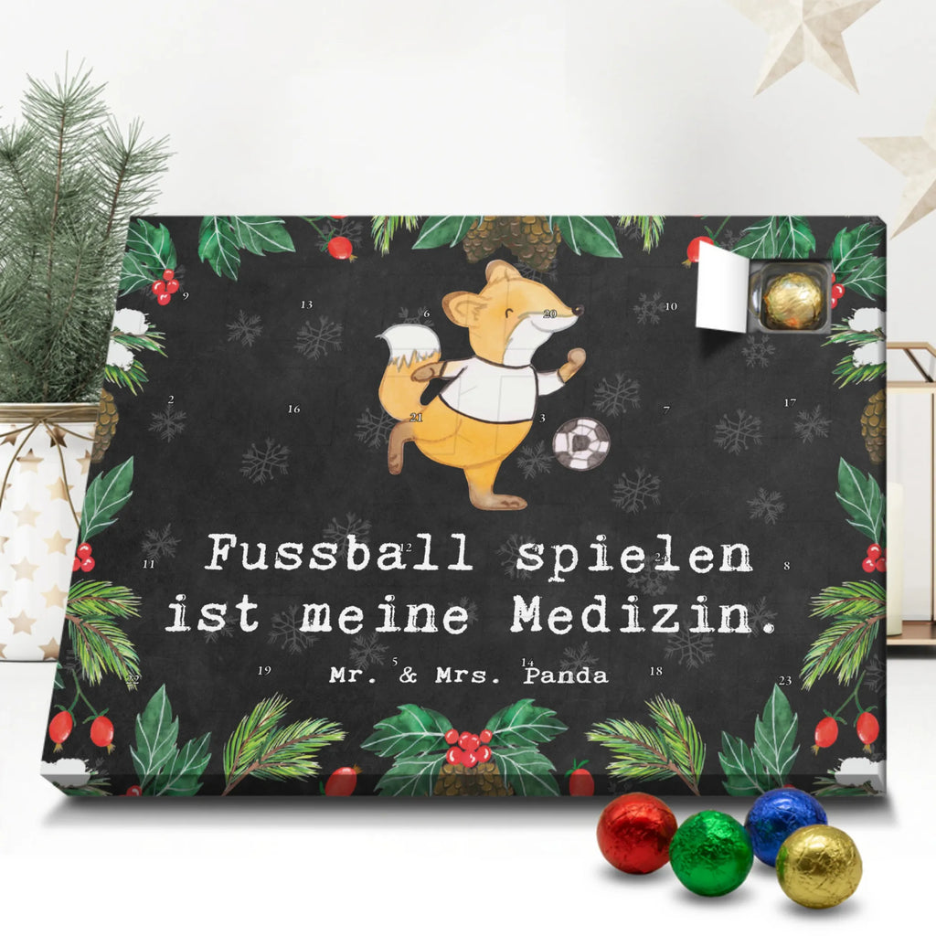 Schoko Adventskalender Fuchs Fußball spielen Adventskalender, Schokoladen Adventskalender, Schoko Adventskalender, Geschenk, Sport, Sportart, Hobby, Schenken, Danke, Dankeschön, Auszeichnung, Gewinn, Sportler, Fußball, Soccer, Fußballer, Bolzen, Bolzplatz, Fußballerin