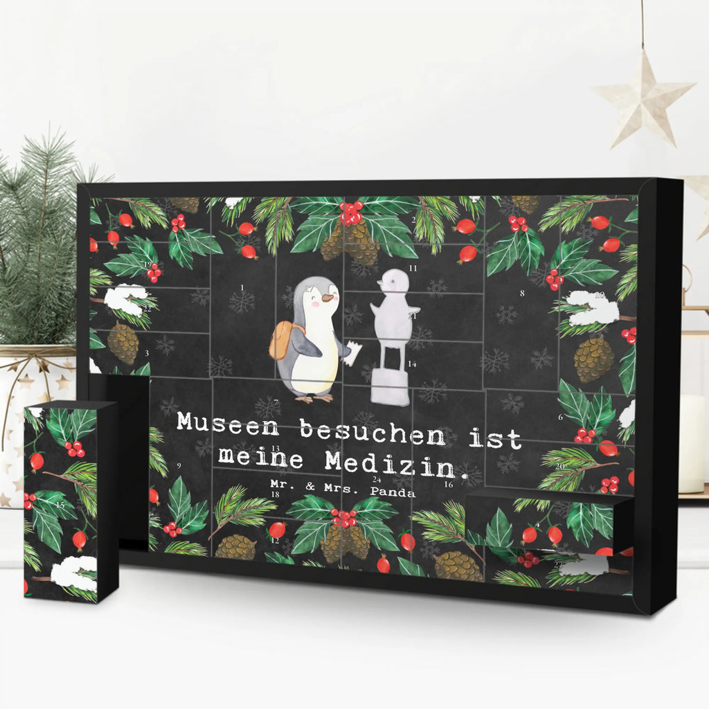 Befüllbarer Adventskalender Pinguin Museum besuchen Befüllbarer Adventskalender, Adventskalender zum selbst befüllen, Geschenk, Sport, Sportart, Hobby, Schenken, Danke, Dankeschön, Auszeichnung, Gewinn, Sportler, Museum besuchen, Museen