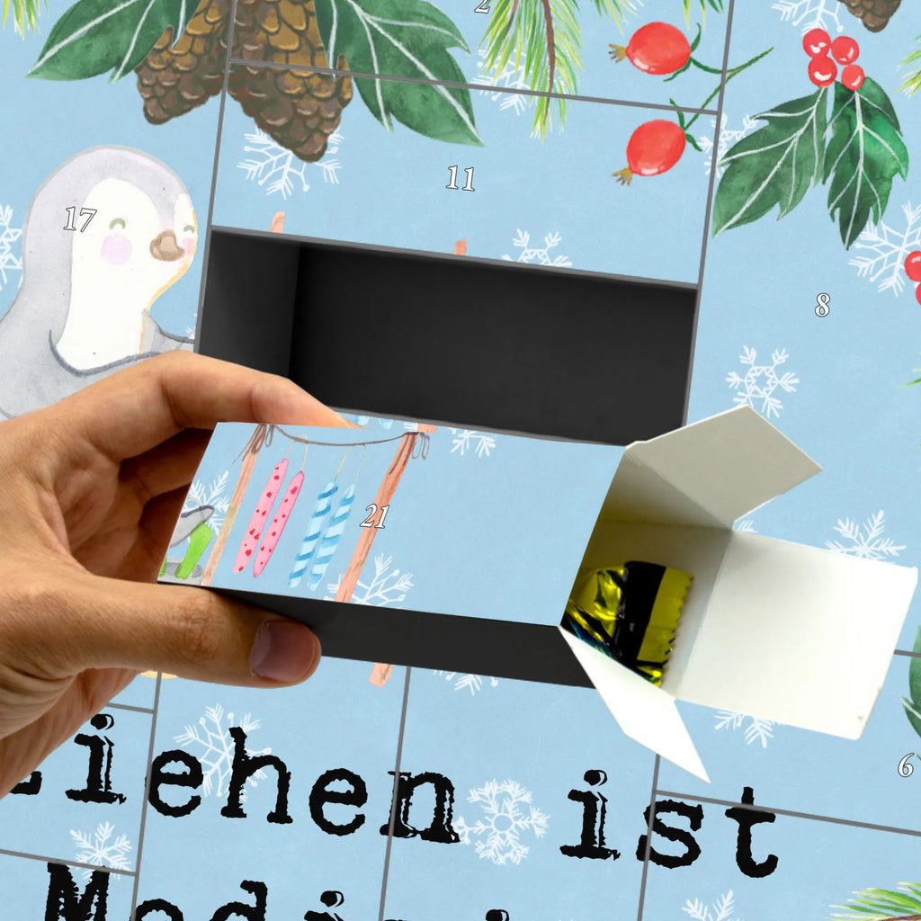 Befüllbarer Adventskalender Pinguin Kerzenziehen Befüllbarer Adventskalender, Adventskalender zum selbst befüllen, Geschenk, Sport, Sportart, Hobby, Schenken, Danke, Dankeschön, Auszeichnung, Gewinn, Sportler, Kerzenziehen, Kerzen ziehen. DIY, Deko basteln