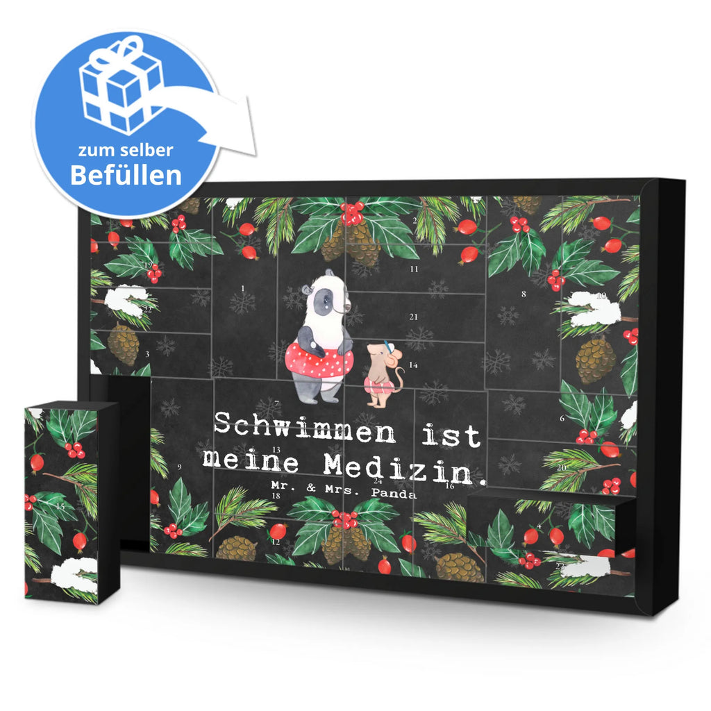 Befüllbarer Adventskalender Otter Schwimmen Befüllbarer Adventskalender, Adventskalender zum selbst befüllen, Geschenk, Sport, Sportart, Hobby, Schenken, Danke, Dankeschön, Auszeichnung, Gewinn, Sportler, Schwimmen, Schwimmkurs, Wassersport