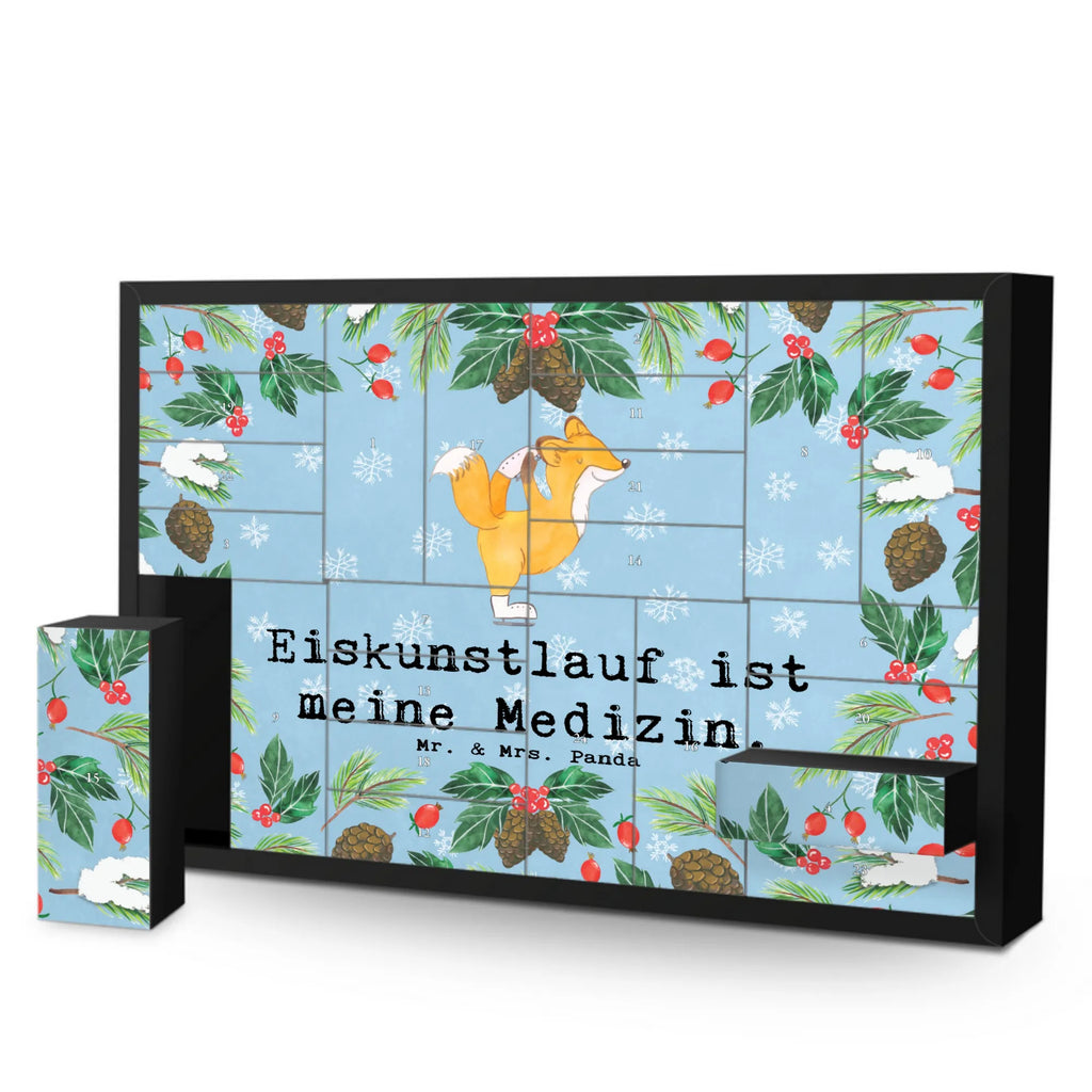 Befüllbarer Adventskalender Fuchs Eiskunstläufer Befüllbarer Adventskalender, Adventskalender zum selbst befüllen, Geschenk, Sport, Sportart, Hobby, Schenken, Danke, Dankeschön, Auszeichnung, Gewinn, Sportler, Eiskunstläufer, Eiskunstläuferin, Eiskunst