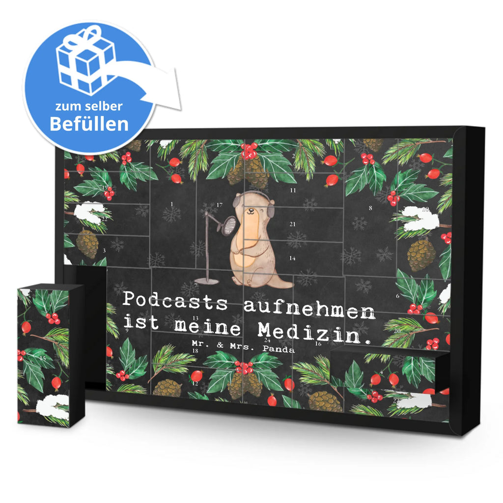 Befüllbarer Adventskalender Otter Podcast aufnehmen Befüllbarer Adventskalender, Adventskalender zum selbst befüllen, Geschenk, Sport, Sportart, Hobby, Schenken, Danke, Dankeschön, Auszeichnung, Gewinn, Sportler, Podcast aufnehmen, Podcast produzieren, Podcasterin, Podcaster