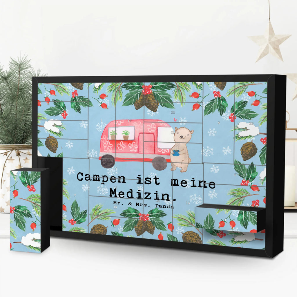 Befüllbarer Adventskalender Bär Camper Befüllbarer Adventskalender, Adventskalender zum selbst befüllen, Geschenk, Sport, Sportart, Hobby, Schenken, Danke, Dankeschön, Auszeichnung, Gewinn, Sportler, Camper, Campen, Zelten, Campingplatz, Wohnmobil, Roadtrip, Urlaub