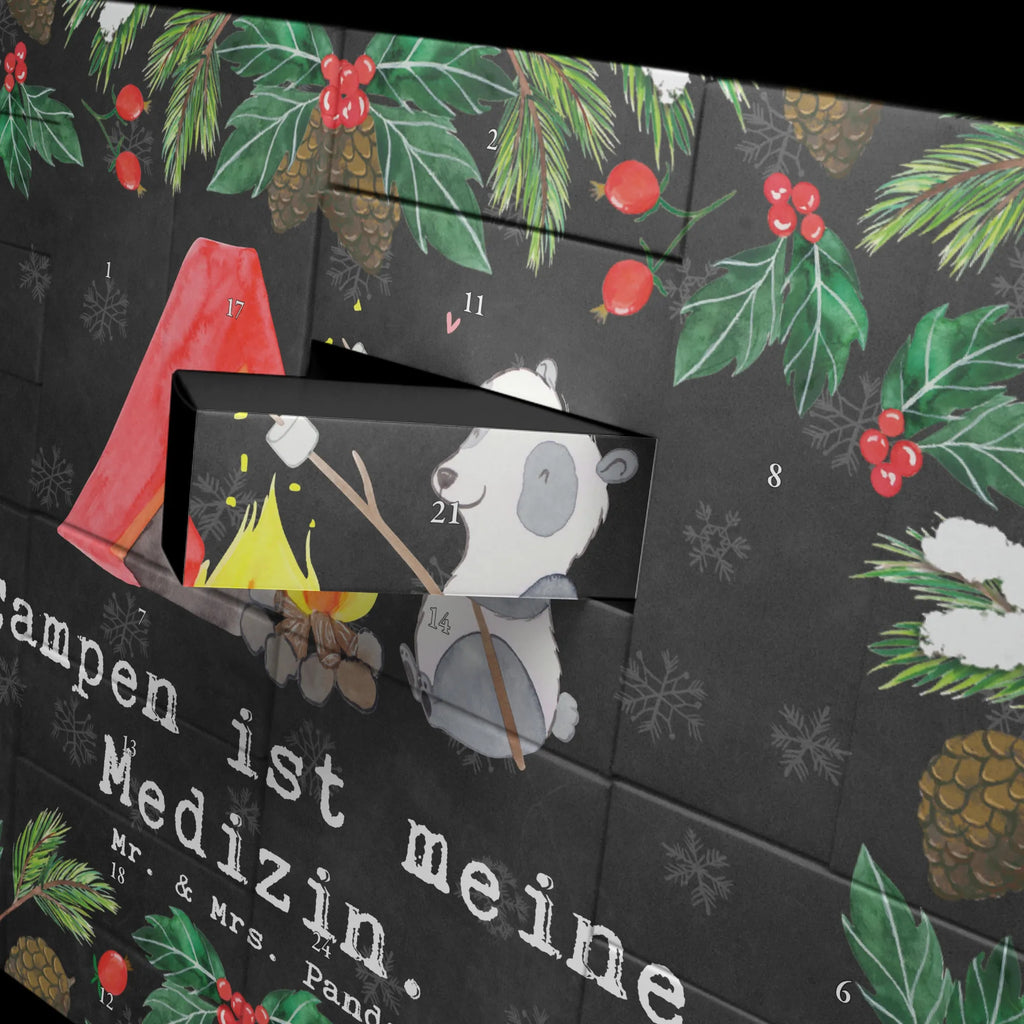 Befüllbarer Adventskalender Panda Campen Befüllbarer Adventskalender, Adventskalender zum selbst befüllen, Geschenk, Sport, Sportart, Hobby, Schenken, Danke, Dankeschön, Auszeichnung, Gewinn, Sportler, Campen, Camping, campen gehen, Zelten, Campingplatz