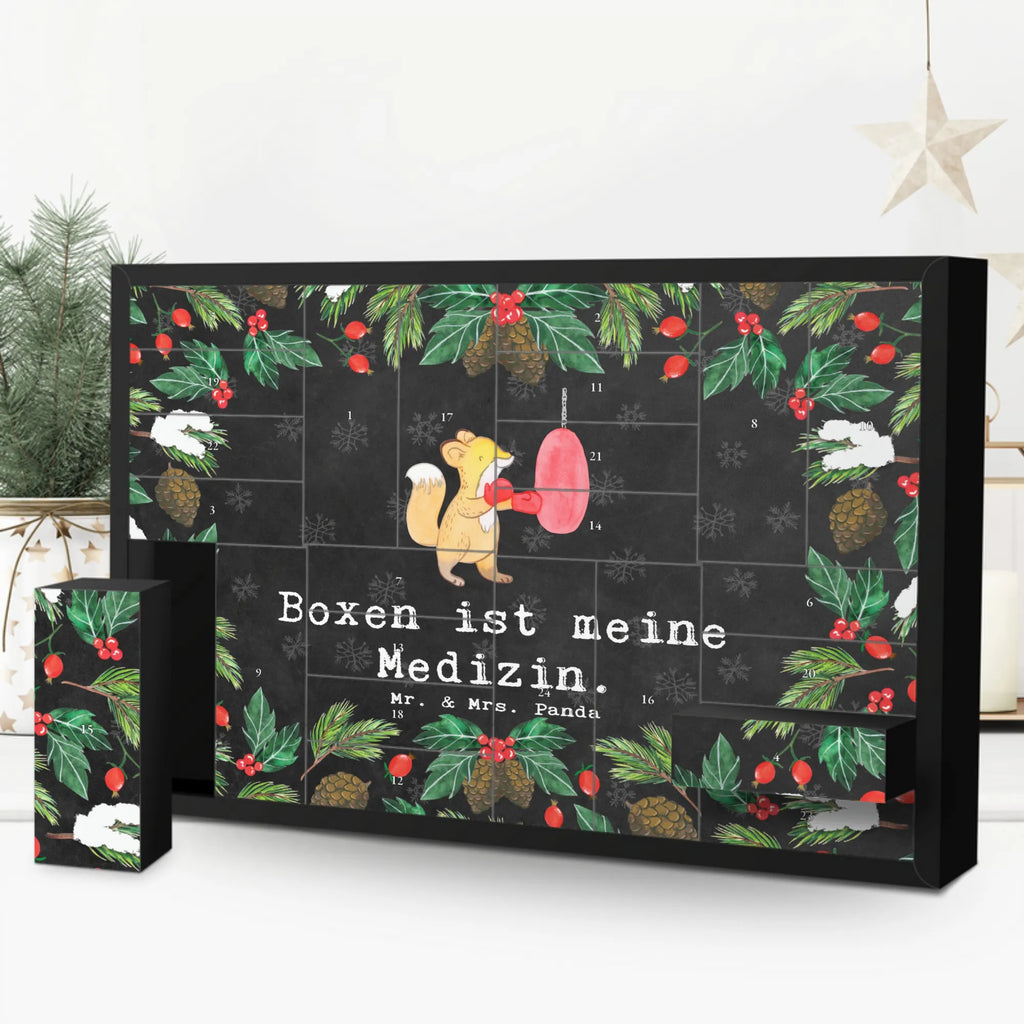 Befüllbarer Adventskalender Fuchs Boxen Befüllbarer Adventskalender, Adventskalender zum selbst befüllen, Geschenk, Sport, Sportart, Hobby, Schenken, Danke, Dankeschön, Auszeichnung, Gewinn, Sportler, Boxen, Boxkampf, Boxtraining