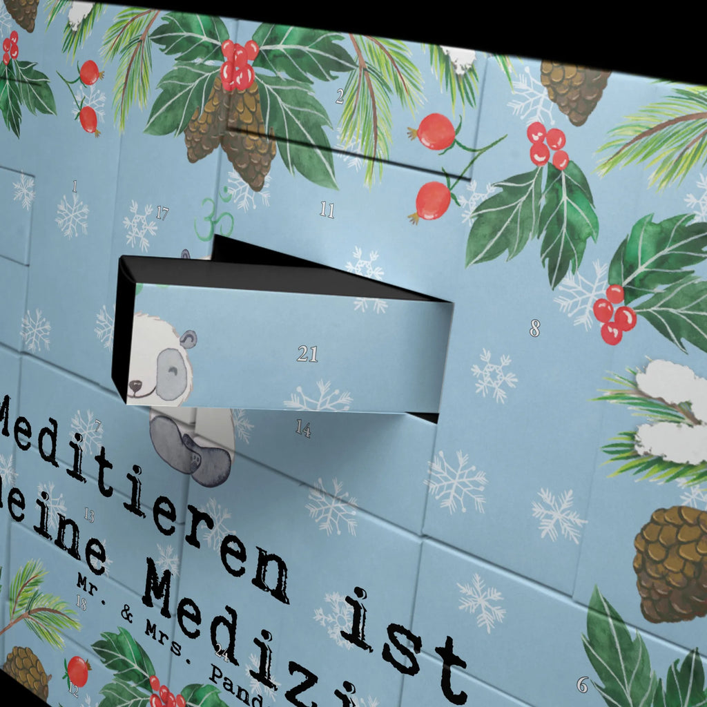 Befüllbarer Adventskalender Panda Meditieren Befüllbarer Adventskalender, Adventskalender zum selbst befüllen, Geschenk, Sport, Sportart, Hobby, Schenken, Danke, Dankeschön, Auszeichnung, Gewinn, Sportler, Meditieren, Meditation, Meditationskurs