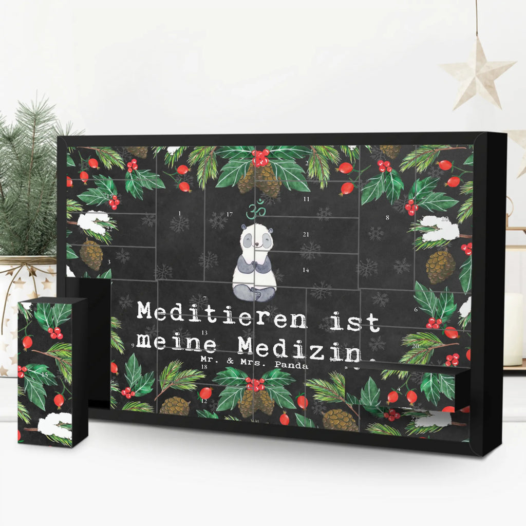 Befüllbarer Adventskalender Panda Meditieren Befüllbarer Adventskalender, Adventskalender zum selbst befüllen, Geschenk, Sport, Sportart, Hobby, Schenken, Danke, Dankeschön, Auszeichnung, Gewinn, Sportler, Meditieren, Meditation, Meditationskurs