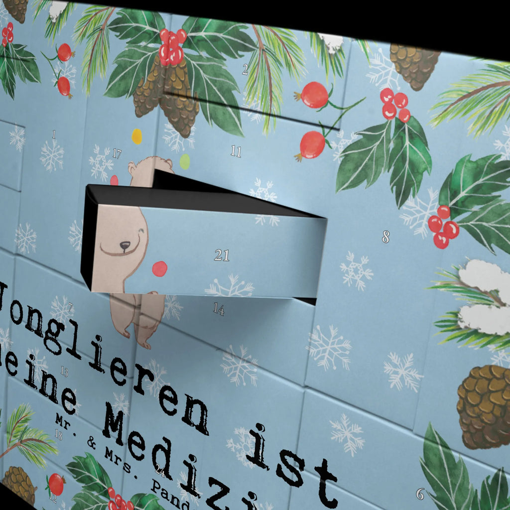 Befüllbarer Adventskalender Bär Jonglieren Befüllbarer Adventskalender, Adventskalender zum selbst befüllen, Geschenk, Sport, Sportart, Hobby, Schenken, Danke, Dankeschön, Auszeichnung, Gewinn, Sportler, Jonglieren, Jongleur, Zirkus, Artistik