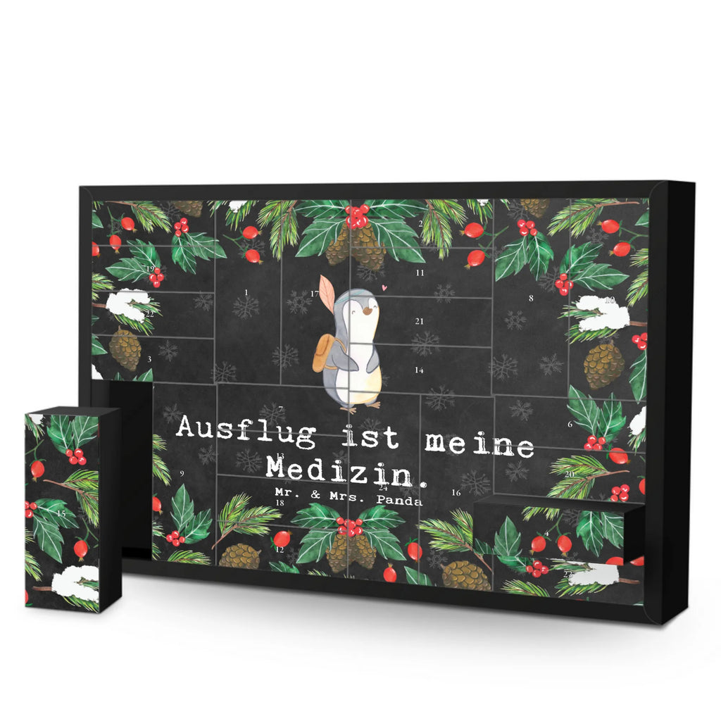 Befüllbarer Adventskalender Pinguin Ausflug Befüllbarer Adventskalender, Adventskalender zum selbst befüllen, Geschenk, Sport, Sportart, Hobby, Schenken, Danke, Dankeschön, Auszeichnung, Gewinn, Sportler, Ausflüge machen, reisen, Ausflug, Ausflugsziele