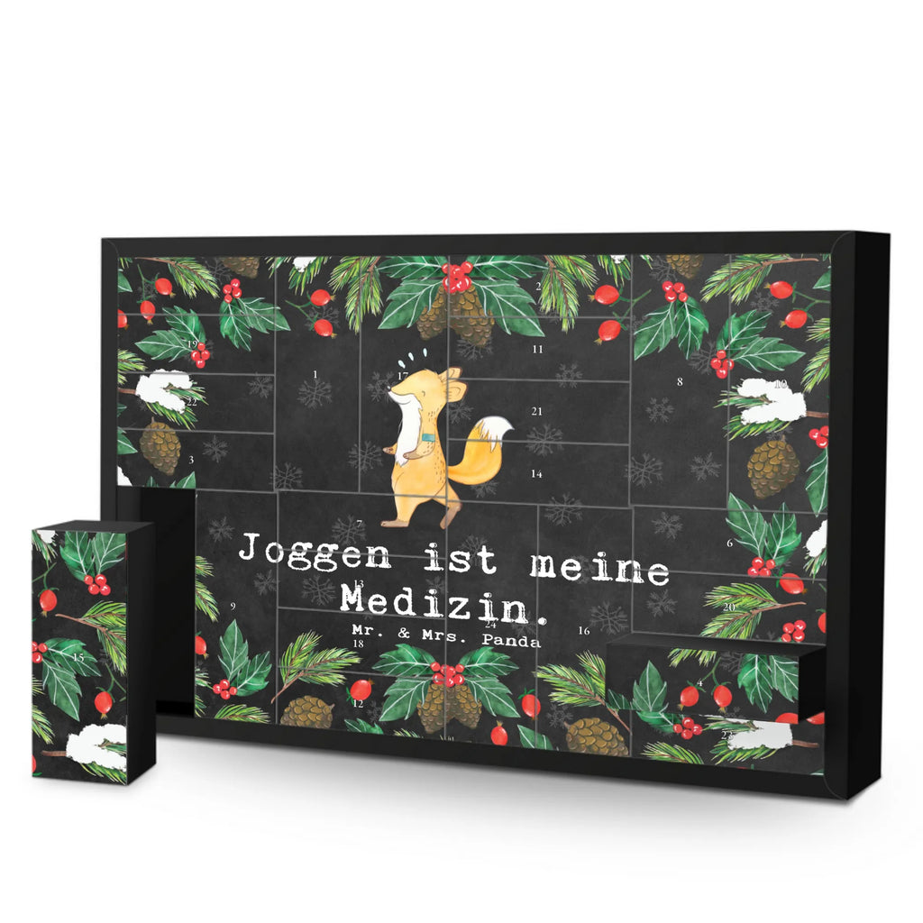 Befüllbarer Adventskalender Fuchs Joggen Befüllbarer Adventskalender, Adventskalender zum selbst befüllen, Geschenk, Sport, Sportart, Hobby, Schenken, Danke, Dankeschön, Auszeichnung, Gewinn, Sportler, Joggen, Dauerlauf, Laufsport, Laufen