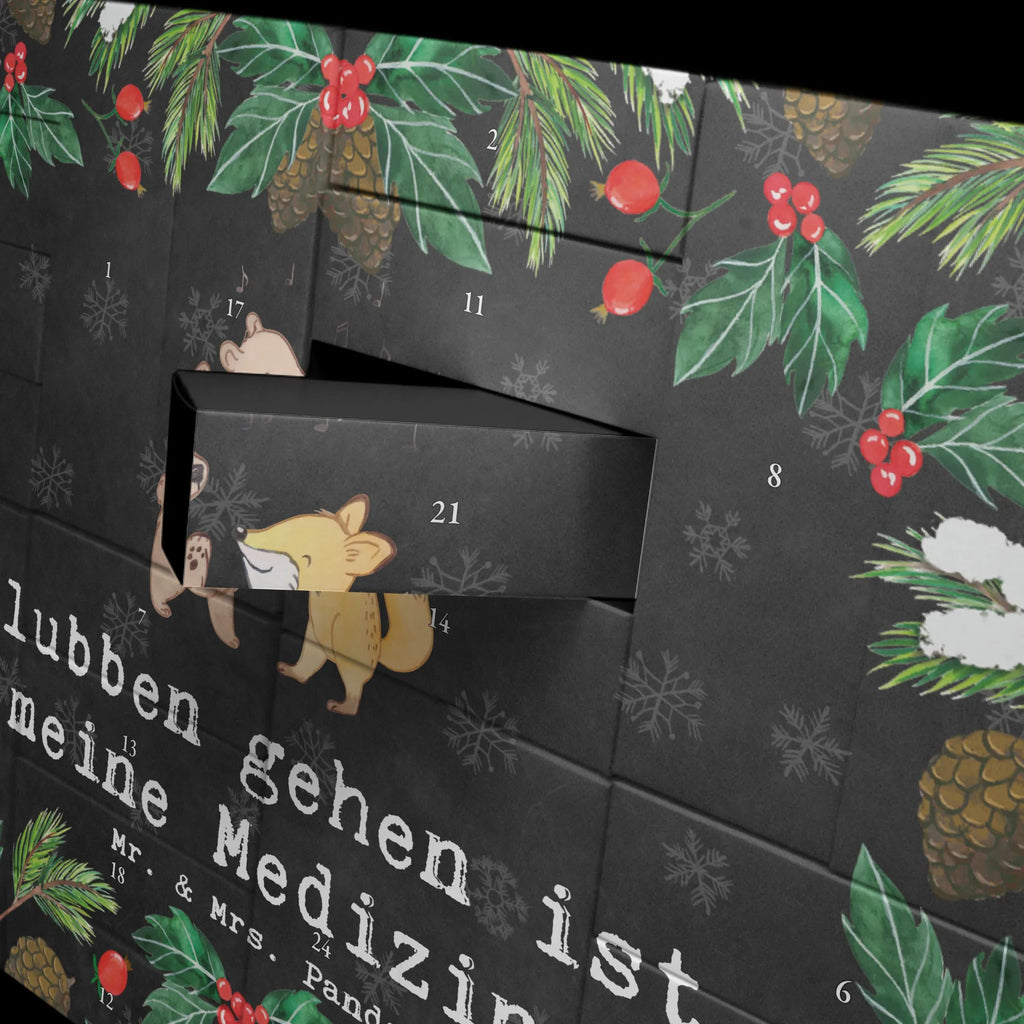 Befüllbarer Adventskalender Bär & Fuchs Disco Befüllbarer Adventskalender, Adventskalender zum selbst befüllen, Geschenk, Sport, Sportart, Hobby, Schenken, Danke, Dankeschön, Auszeichnung, Gewinn, Sportler, Disco, Clubs, Tanzen, Feiern, Clubbing