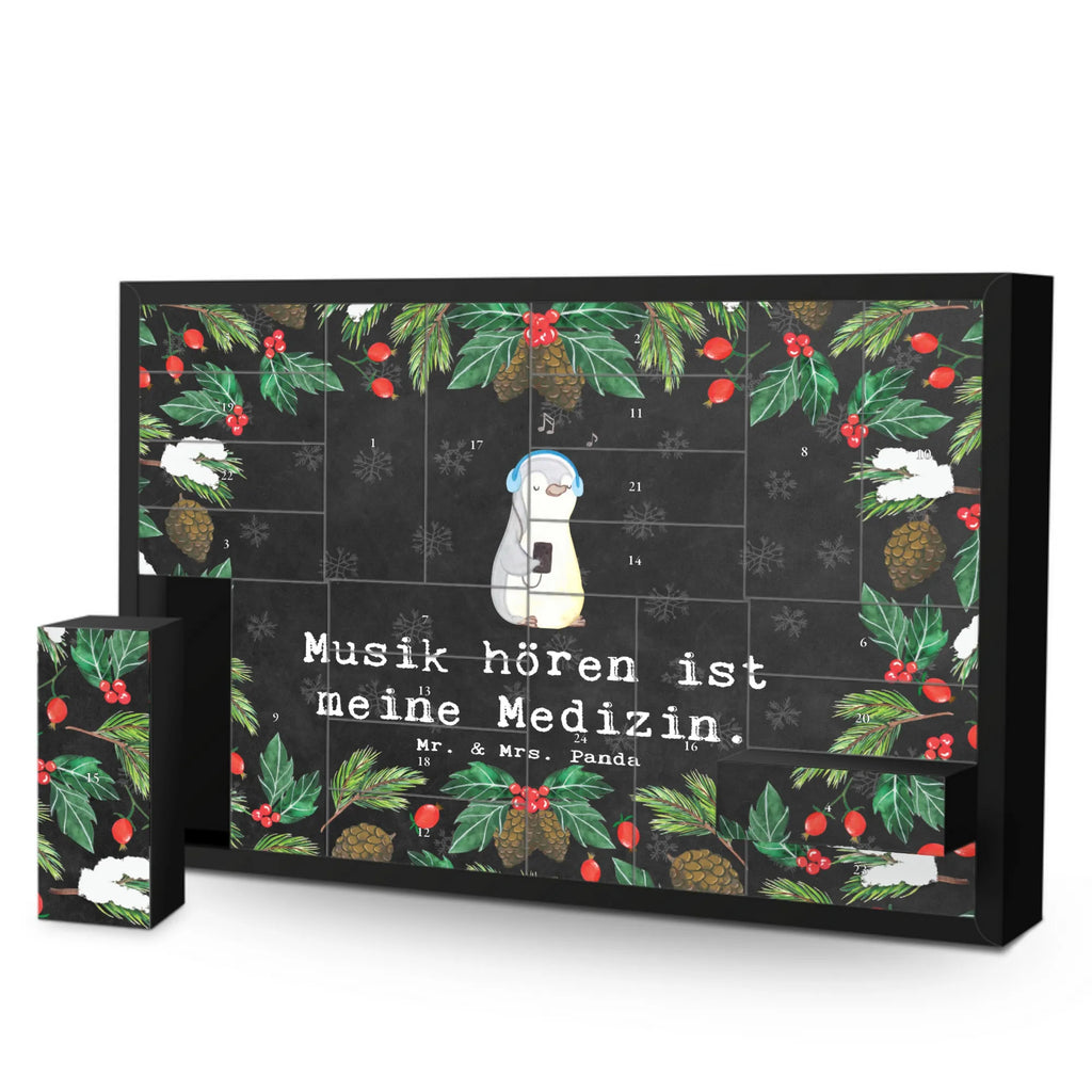 Befüllbarer Adventskalender Pinguin Musik hören Befüllbarer Adventskalender, Adventskalender zum selbst befüllen, Geschenk, Sport, Sportart, Hobby, Schenken, Danke, Dankeschön, Auszeichnung, Gewinn, Sportler, Musik hören, Lieblingssong