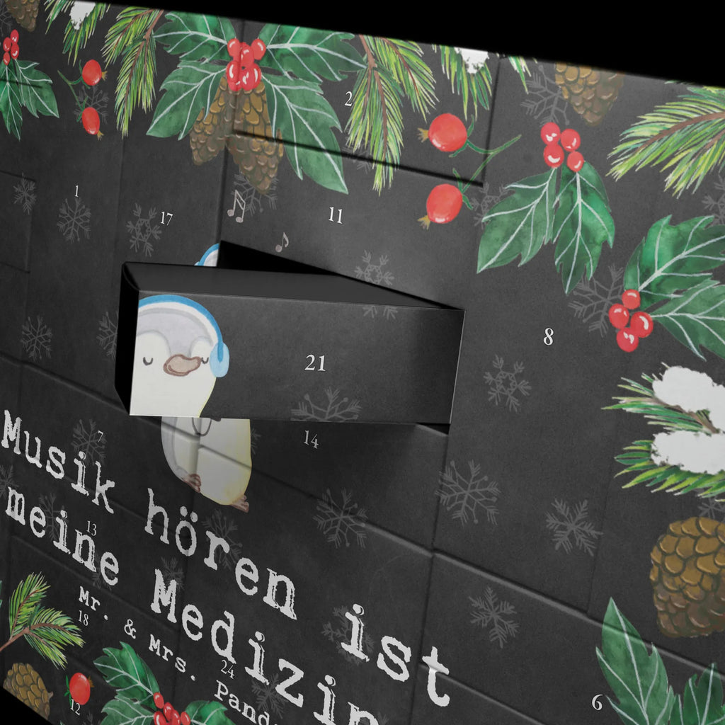 Befüllbarer Adventskalender Pinguin Musik hören Befüllbarer Adventskalender, Adventskalender zum selbst befüllen, Geschenk, Sport, Sportart, Hobby, Schenken, Danke, Dankeschön, Auszeichnung, Gewinn, Sportler, Musik hören, Lieblingssong