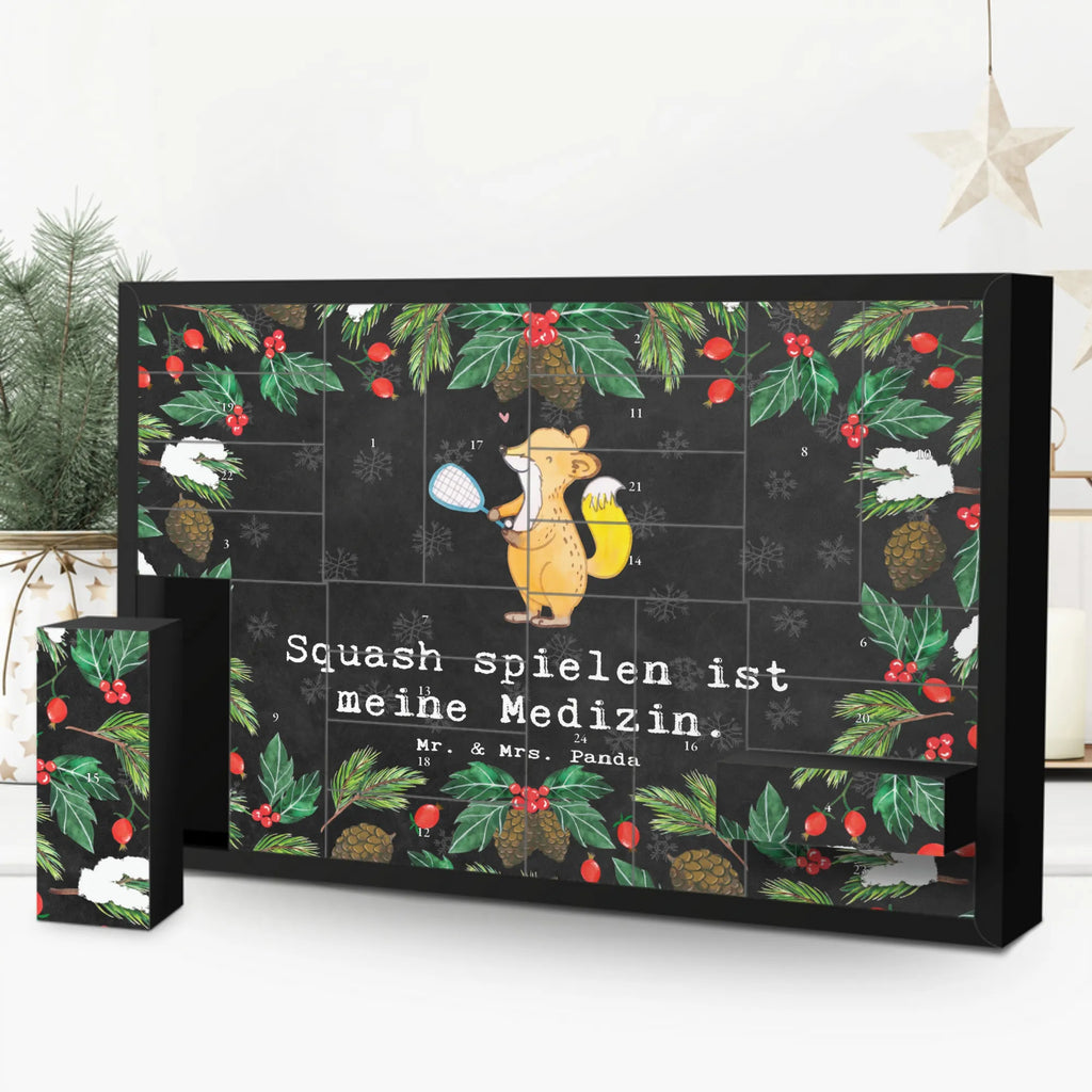 Befüllbarer Adventskalender Fuchs Squash spielen Befüllbarer Adventskalender, Adventskalender zum selbst befüllen, Geschenk, Sport, Sportart, Hobby, Schenken, Danke, Dankeschön, Auszeichnung, Gewinn, Sportler, Squash spielen, Squashhalle, Ballsport