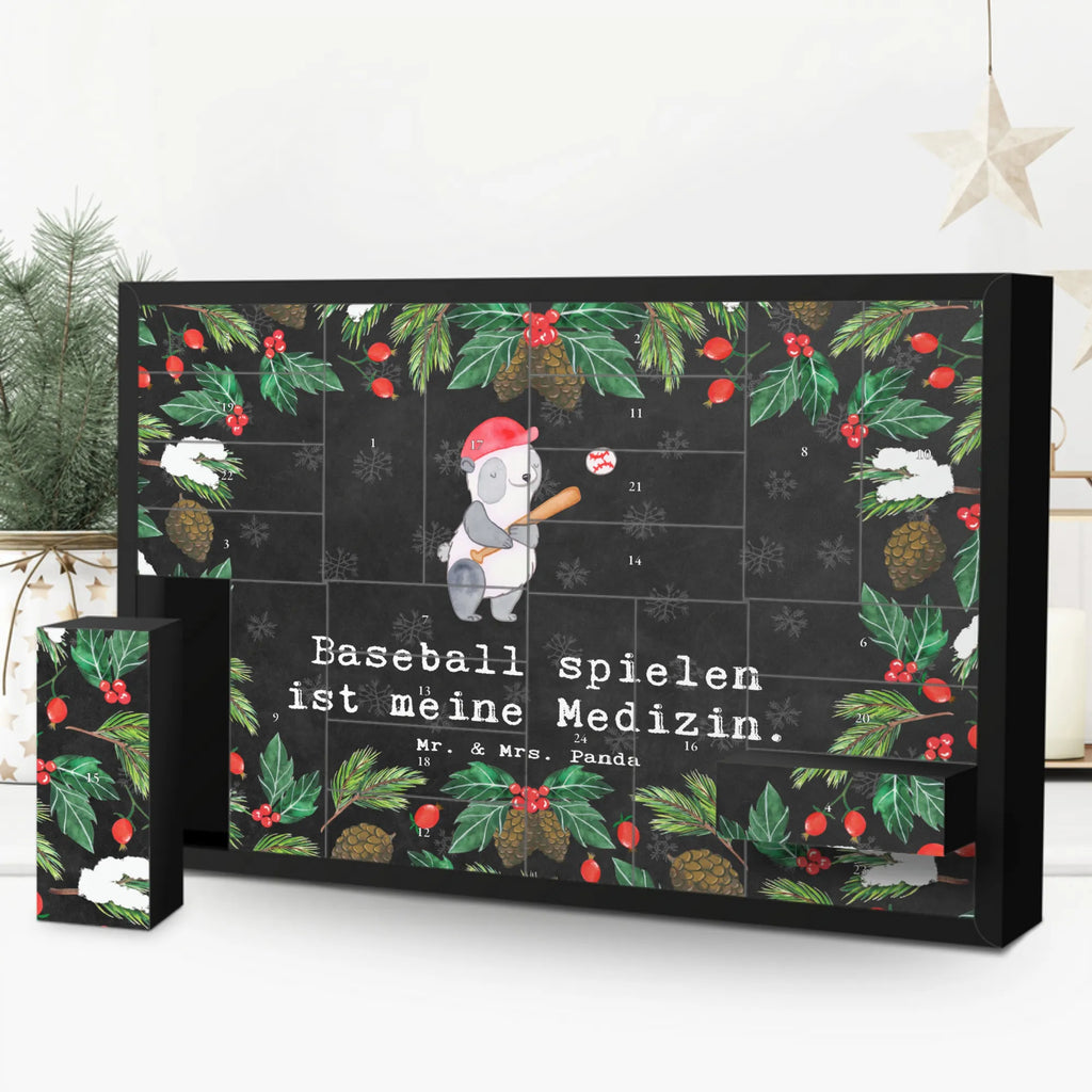 Befüllbarer Adventskalender Panda Baseball spielen Befüllbarer Adventskalender, Adventskalender zum selbst befüllen, Geschenk, Sport, Sportart, Hobby, Schenken, Danke, Dankeschön, Auszeichnung, Gewinn, Sportler, Baseball spielen, Baseball Spielen, Baseball Match, Ballsport, Baseballplatz, Baseballverein