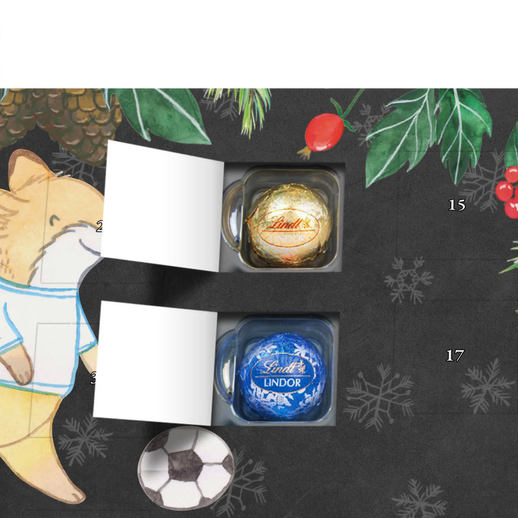 Kugel Markenschokolade Adventskalender Fuchs Fußball spielen Adventskalender, Weihnachtskalender, Kalender, Weihnachten, Schokoladen Adventskalender, Kugel Markenschokolade Adventskalender, Geschenk, Sport, Sportart, Hobby, Schenken, Danke, Dankeschön, Auszeichnung, Gewinn, Sportler, Fußball spielen, Fußballtraining, Fußballverein, Fußballmannschaft, Fußball Turnier, Punktspiele, Fußball