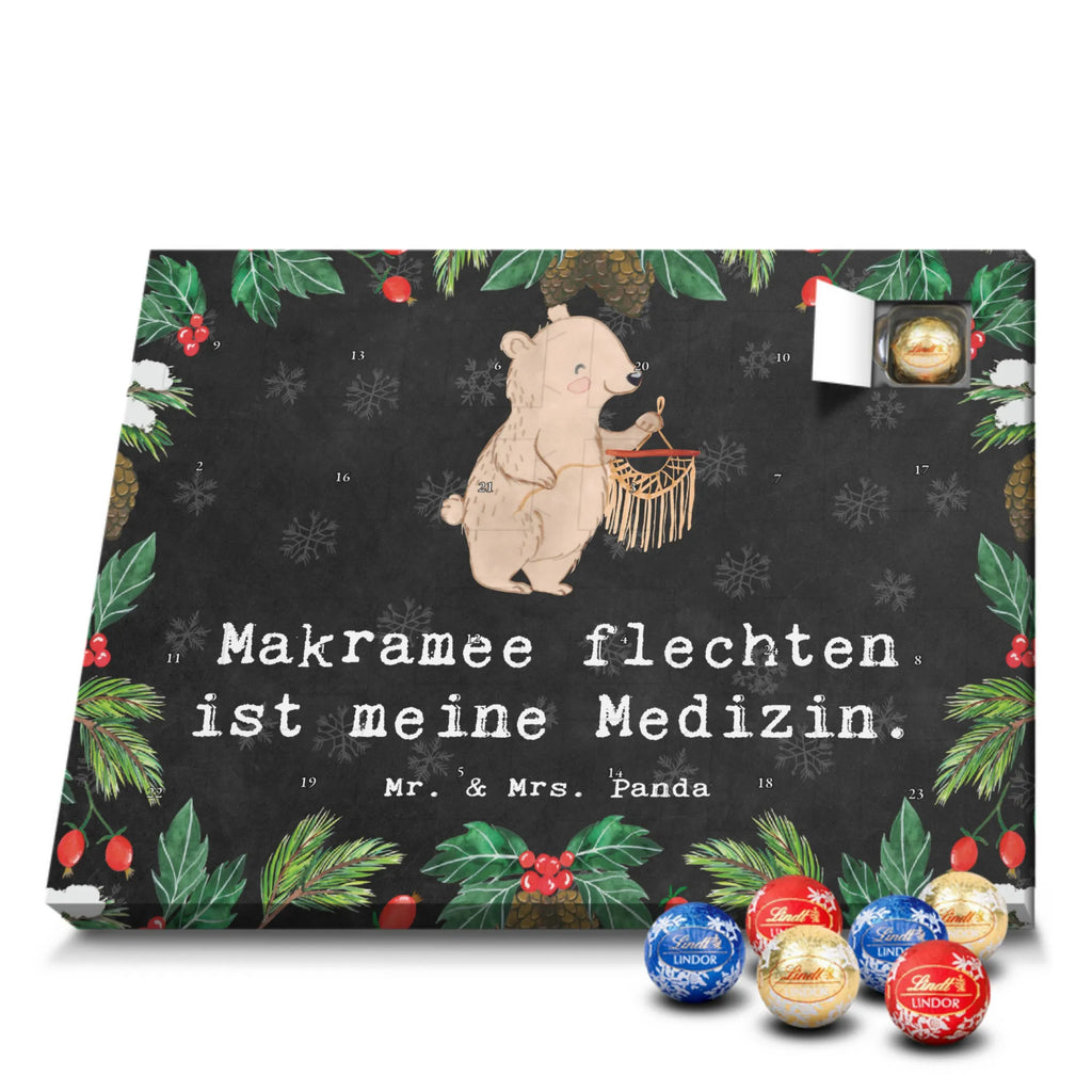 Kugel Markenschokolade Adventskalender Bär Makramee Adventskalender, Weihnachtskalender, Kalender, Weihnachten, Schokoladen Adventskalender, Kugel Markenschokolade Adventskalender, Geschenk, Sport, Sportart, Hobby, Schenken, Danke, Dankeschön, Auszeichnung, Gewinn, Sportler, Makramee, Basteln, Basteln mit Makramee