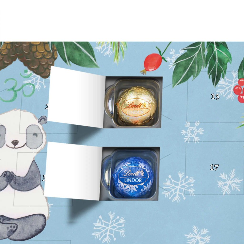 Kugel Markenschokolade Adventskalender Panda Meditieren Adventskalender, Weihnachtskalender, Kalender, Weihnachten, Schokoladen Adventskalender, Kugel Markenschokolade Adventskalender, Geschenk, Sport, Sportart, Hobby, Schenken, Danke, Dankeschön, Auszeichnung, Gewinn, Sportler, Meditieren, Meditation, Meditationskurs