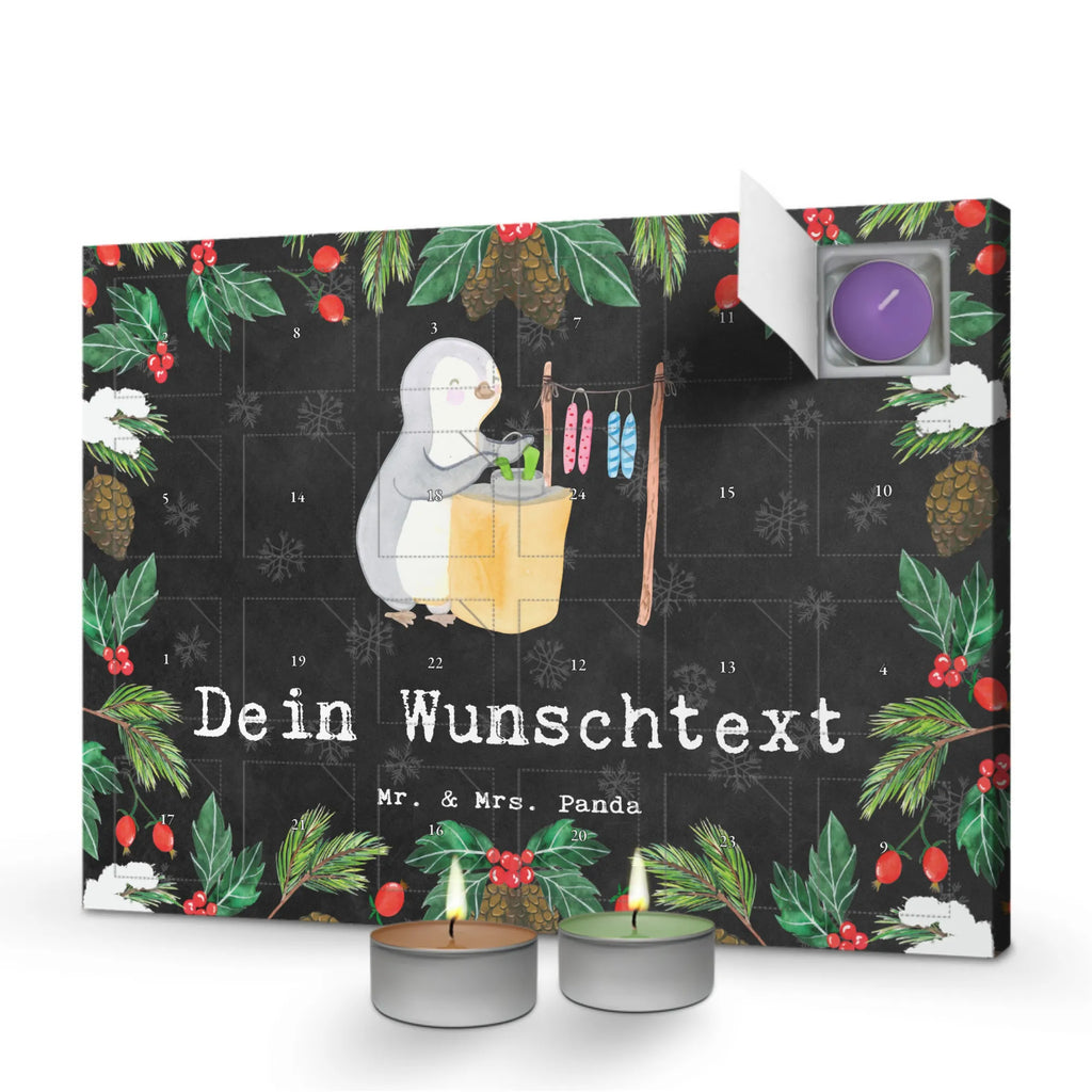 Personalisierter Duftkerzen Adventskalender Pinguin Kerzenziehen Personalisierter Duftkerzen Adventskalender, Geschenk, Sport, Sportart, Hobby, Schenken, Danke, Dankeschön, Auszeichnung, Gewinn, Sportler, Kerzenziehen, Kerzen ziehen. DIY, Deko basteln