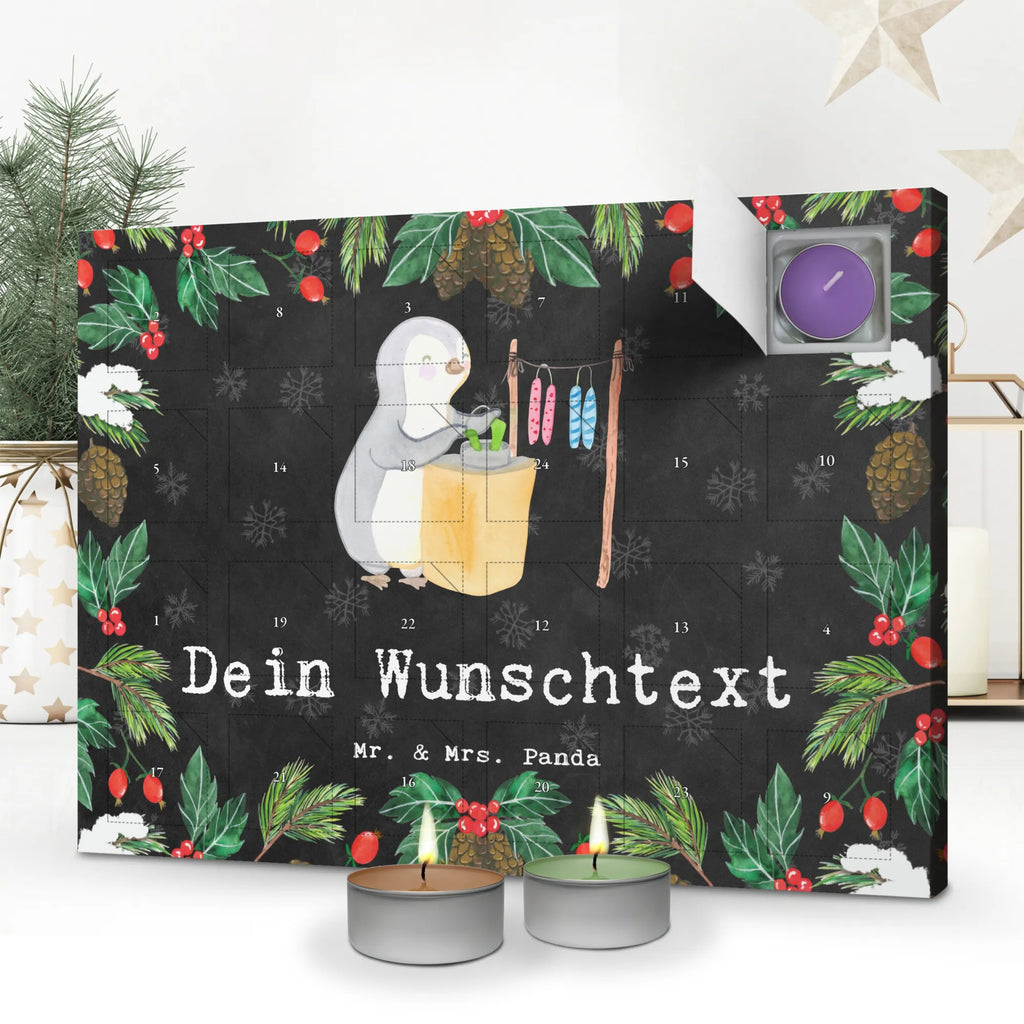 Personalisierter Duftkerzen Adventskalender Pinguin Kerzenziehen Personalisierter Duftkerzen Adventskalender, Geschenk, Sport, Sportart, Hobby, Schenken, Danke, Dankeschön, Auszeichnung, Gewinn, Sportler, Kerzenziehen, Kerzen ziehen. DIY, Deko basteln