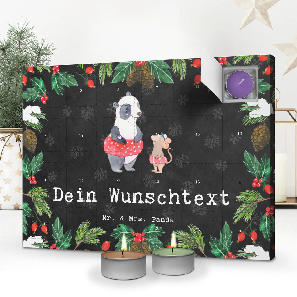 Personalisierter Duftkerzen Adventskalender Otter Schwimmen Personalisierter Duftkerzen Adventskalender, Geschenk, Sport, Sportart, Hobby, Schenken, Danke, Dankeschön, Auszeichnung, Gewinn, Sportler, Schwimmen, Schwimmkurs, Wassersport