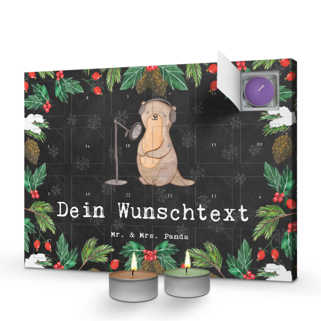 Personalisierter Duftkerzen Adventskalender Otter Podcast aufnehmen Personalisierter Duftkerzen Adventskalender, Geschenk, Sport, Sportart, Hobby, Schenken, Danke, Dankeschön, Auszeichnung, Gewinn, Sportler, Podcast aufnehmen, Podcast produzieren, Podcasterin, Podcaster