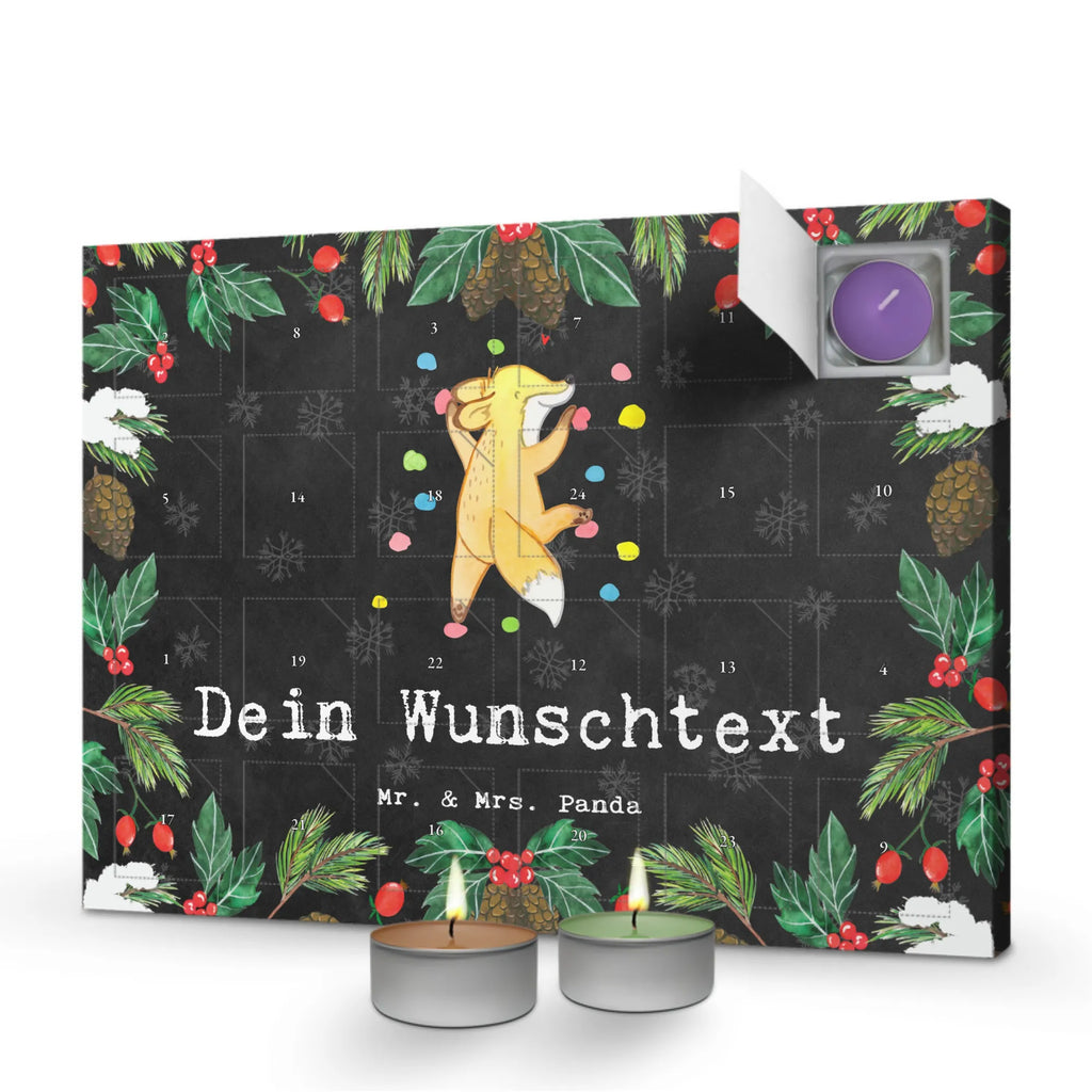 Personalisierter Duftkerzen Adventskalender Fuchs Bouldern Personalisierter Duftkerzen Adventskalender, Geschenk, Sport, Sportart, Hobby, Schenken, Danke, Dankeschön, Auszeichnung, Gewinn, Sportler, bouldern, Klettern, Kletterhalle, Boulderhalle