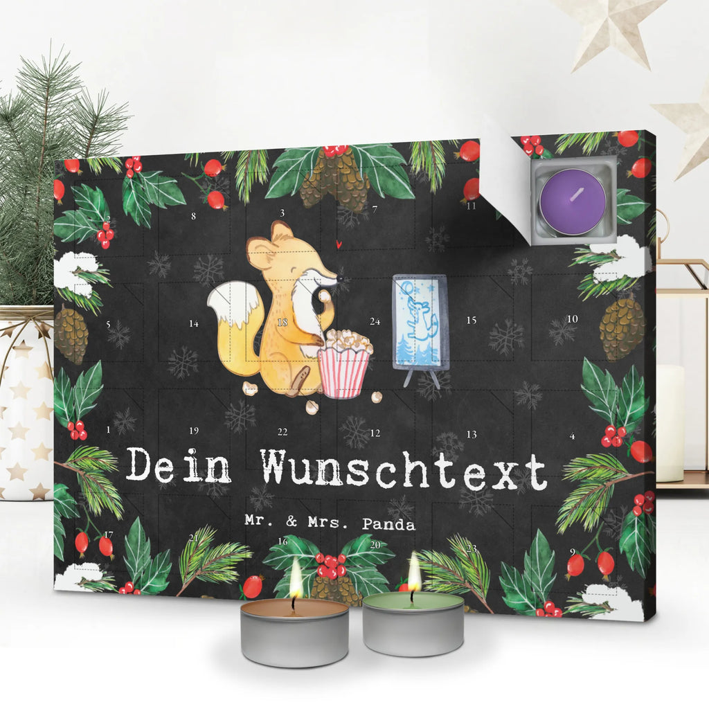 Personalisierter Duftkerzen Adventskalender Fuchs Filme gucken Personalisierter Duftkerzen Adventskalender, Geschenk, Sport, Sportart, Hobby, Schenken, Danke, Dankeschön, Auszeichnung, Gewinn, Sportler, Filmabend, Filme gucken, TV, Fernsehen, Kino