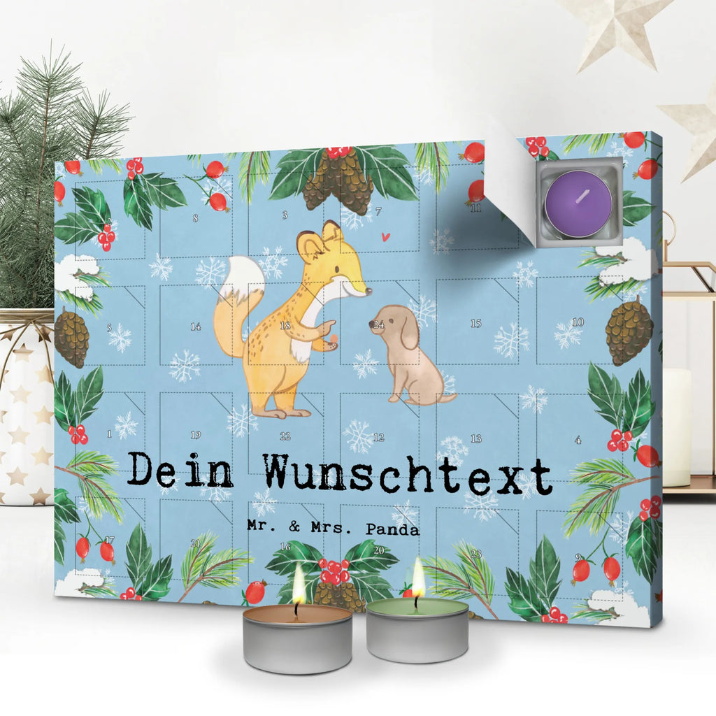 Personalisierter Duftkerzen Adventskalender Fuchs Hundetraining Personalisierter Duftkerzen Adventskalender, Geschenk, Sport, Sportart, Hobby, Schenken, Danke, Dankeschön, Auszeichnung, Gewinn, Sportler, Hundetraining, Hundeerziehung, Hundeschule, Welpenschule, Hundeprüfung