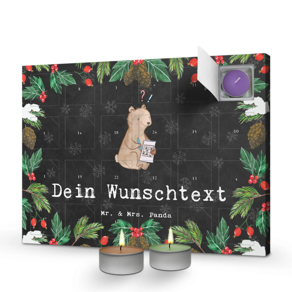 Personalisierter Duftkerzen Adventskalender Bär Rätsel lösen Personalisierter Duftkerzen Adventskalender, Geschenk, Sport, Sportart, Hobby, Schenken, Danke, Dankeschön, Auszeichnung, Gewinn, Sportler, Rätsel lösen, Kreuzworträtsel lösen, Knobeln, Gedächtnistraining, Gedächtnissport