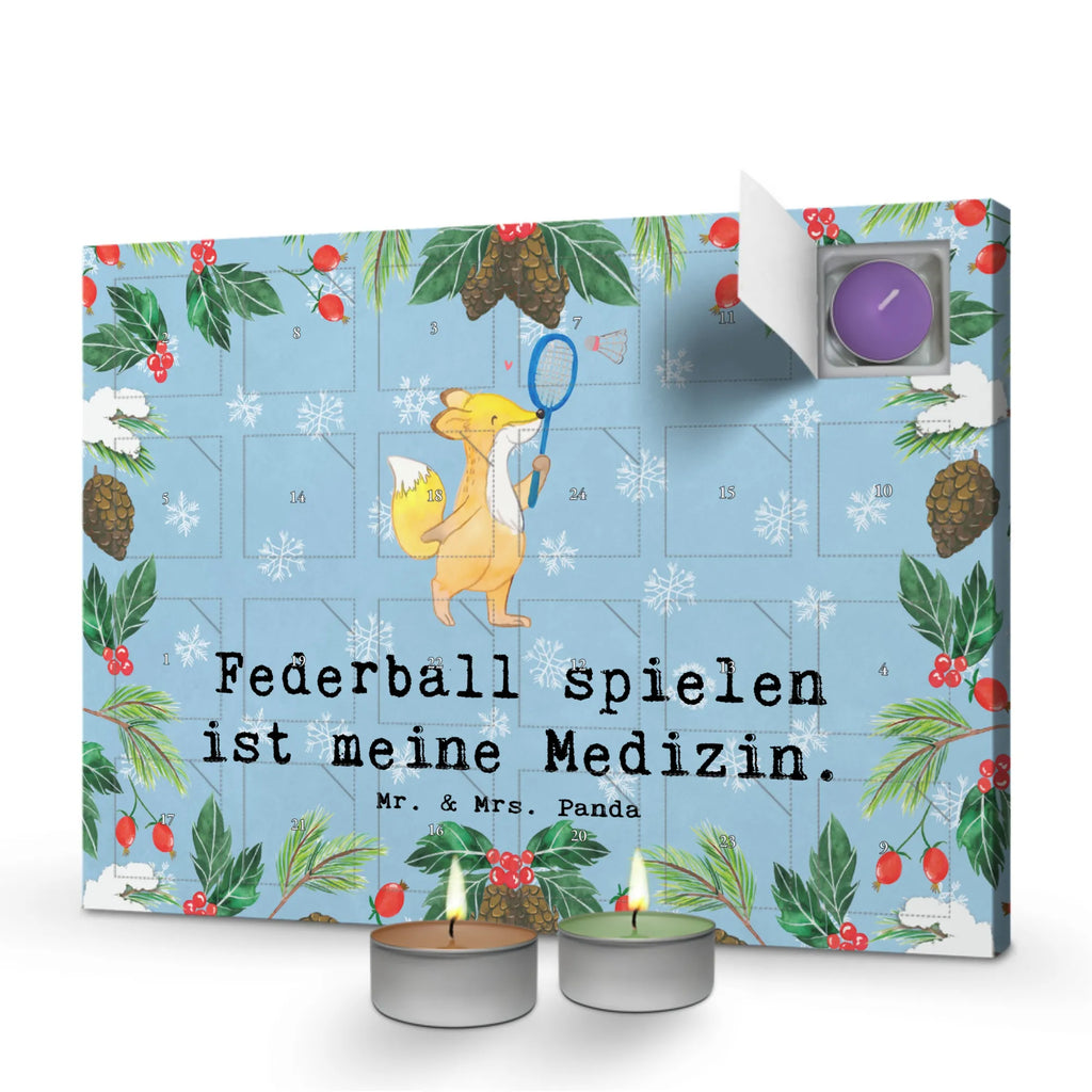 Duftkerzen Adventskalender Fuchs Federball spielen Adventskalender, Kerzen Adventskalender, Duftkerzen Adventskalender, Geschenk, Sport, Sportart, Hobby, Schenken, Danke, Dankeschön, Auszeichnung, Gewinn, Sportler, Federball spielen, Badminton