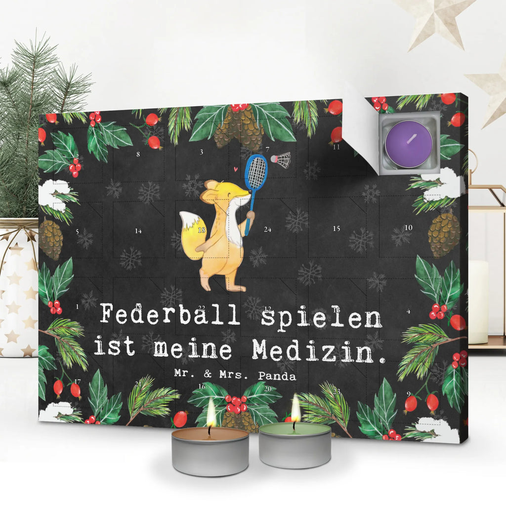 Duftkerzen Adventskalender Fuchs Federball spielen Adventskalender, Kerzen Adventskalender, Duftkerzen Adventskalender, Geschenk, Sport, Sportart, Hobby, Schenken, Danke, Dankeschön, Auszeichnung, Gewinn, Sportler, Federball spielen, Badminton