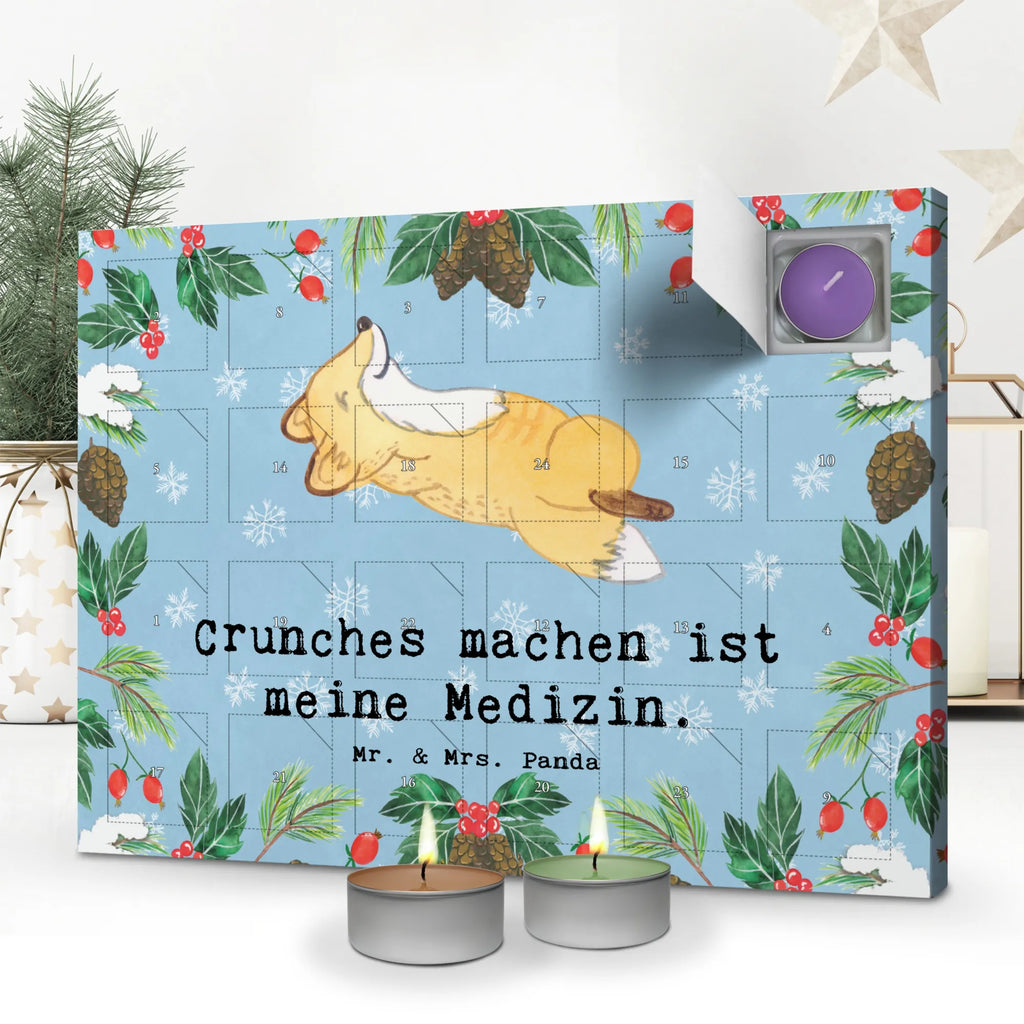 Duftkerzen Adventskalender Fuchs Crunches Adventskalender, Kerzen Adventskalender, Duftkerzen Adventskalender, Geschenk, Sport, Sportart, Hobby, Schenken, Danke, Dankeschön, Auszeichnung, Gewinn, Sportler, Crunches, Fitness, Bauchpressen, Fitnessstudio