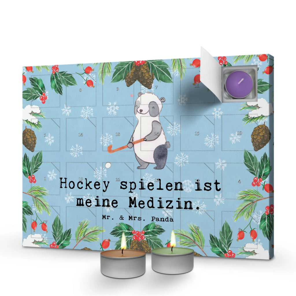 Duftkerzen Adventskalender Panda Hockey spielen Adventskalender, Kerzen Adventskalender, Duftkerzen Adventskalender, Geschenk, Sport, Sportart, Hobby, Schenken, Danke, Dankeschön, Auszeichnung, Gewinn, Sportler, Hockey spielen, Feldhockey, Hockeyschläger, Hockey Verein