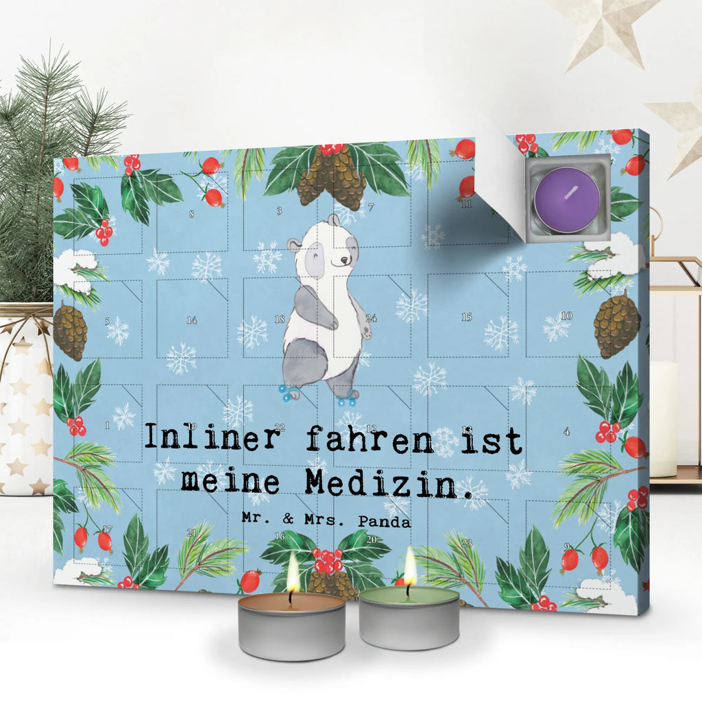 Duftkerzen Adventskalender Panda Inliner fahren Adventskalender, Kerzen Adventskalender, Duftkerzen Adventskalender, Geschenk, Sport, Sportart, Hobby, Schenken, Danke, Dankeschön, Auszeichnung, Gewinn, Sportler, Inliner fahren, Rollschuh fahren, Rollerblades, inlinern