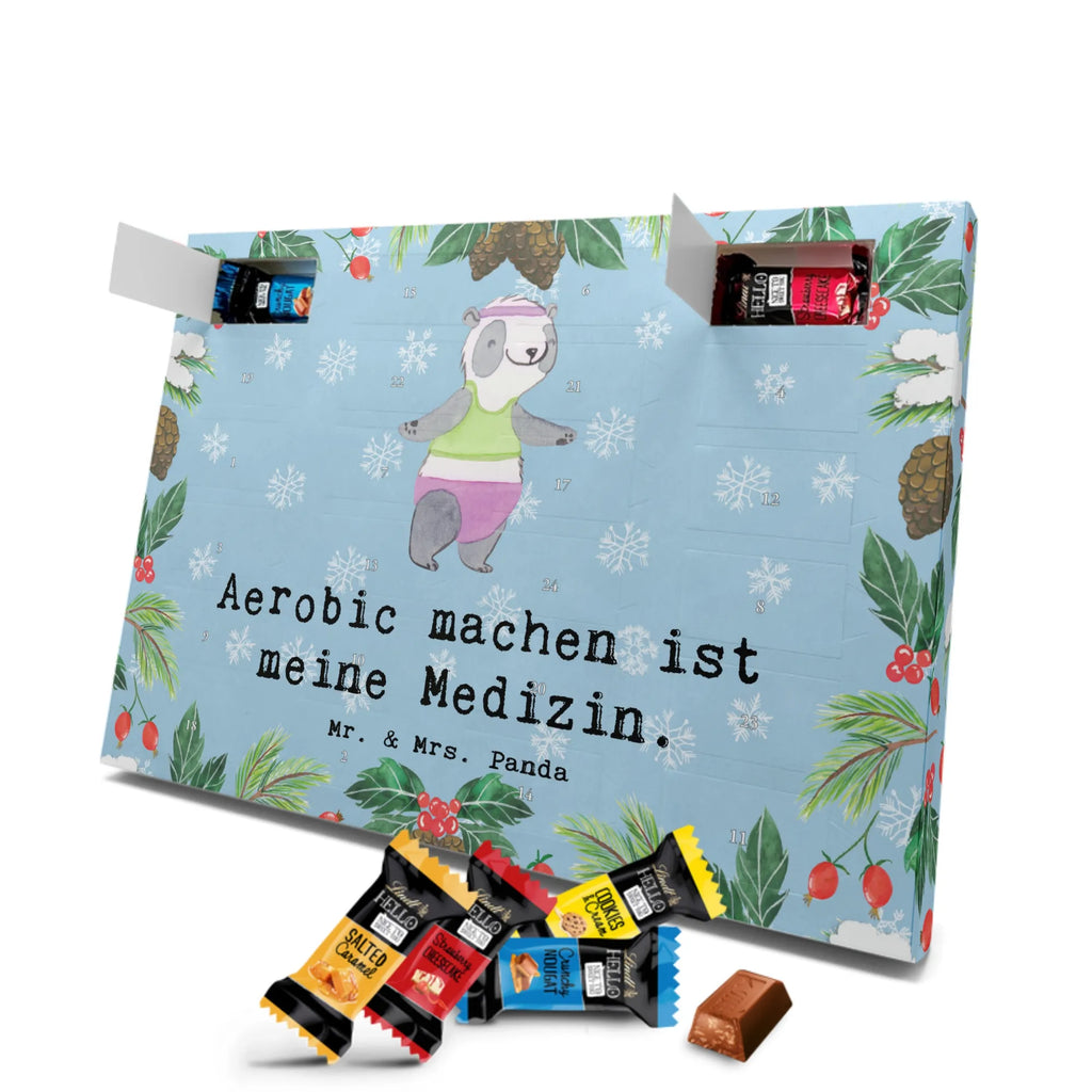 Markenschokolade Adventskalender Panda Aerobic Adventskalender, Weihnachtskalender, Markenschokolade Adventskalender, Geschenk, Sport, Sportart, Hobby, Schenken, Danke, Dankeschön, Auszeichnung, Gewinn, Sportler, Aerobic, Aerobic Fitness, Fitnessstudio