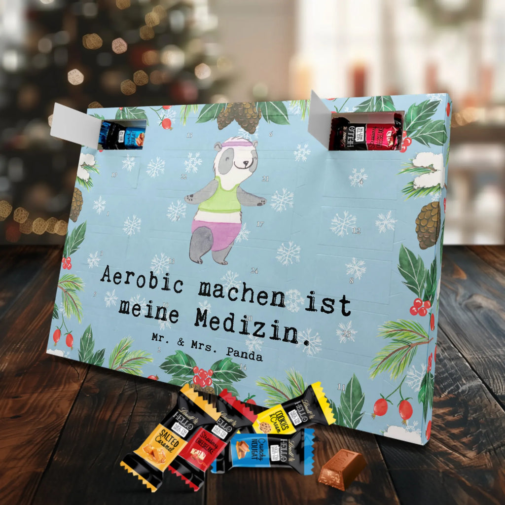 Markenschokolade Adventskalender Panda Aerobic Adventskalender, Weihnachtskalender, Markenschokolade Adventskalender, Geschenk, Sport, Sportart, Hobby, Schenken, Danke, Dankeschön, Auszeichnung, Gewinn, Sportler, Aerobic, Aerobic Fitness, Fitnessstudio